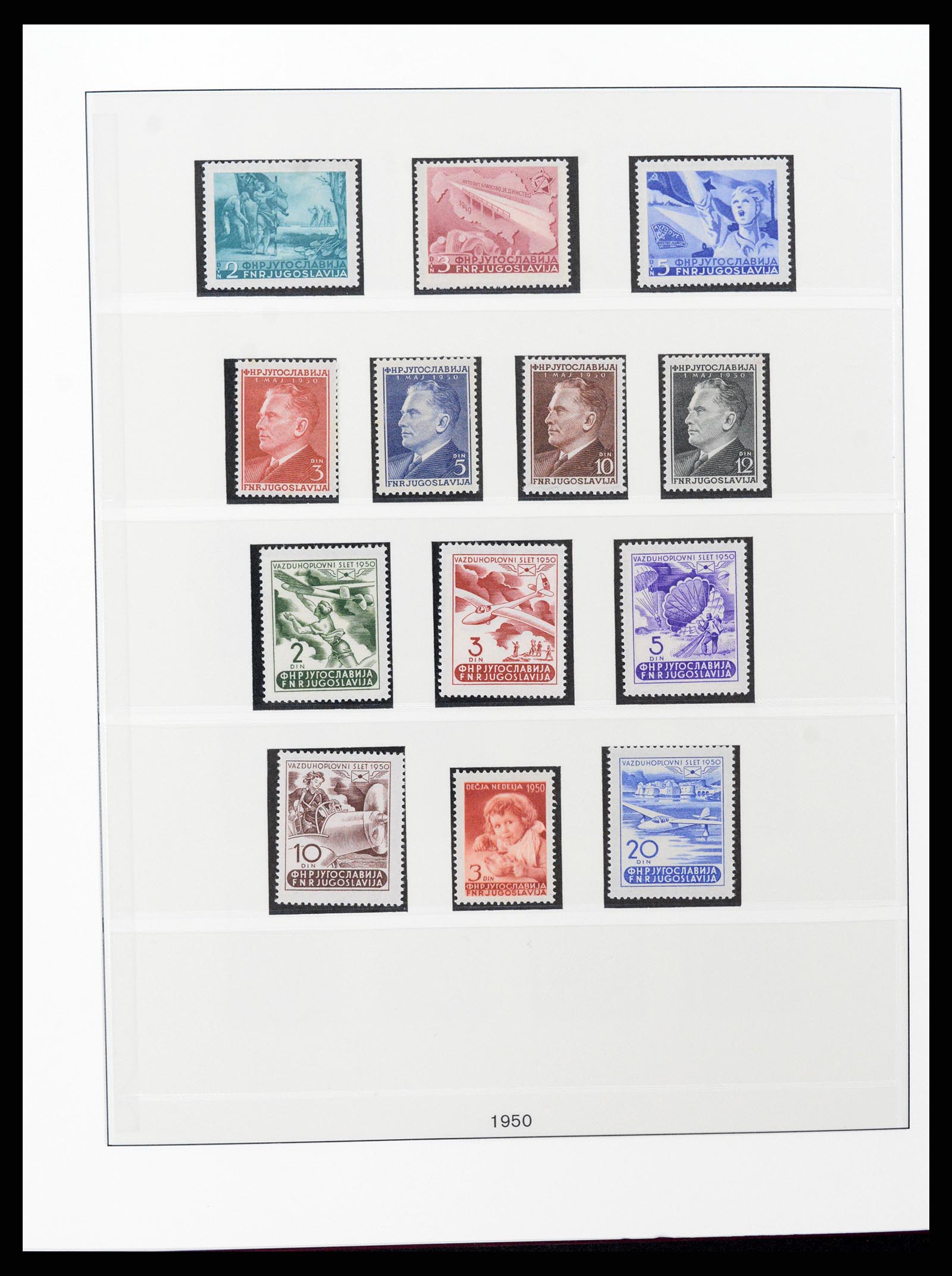 37191 044 - Postzegelverzameling 37191 Joegoslavië 1918-2006.