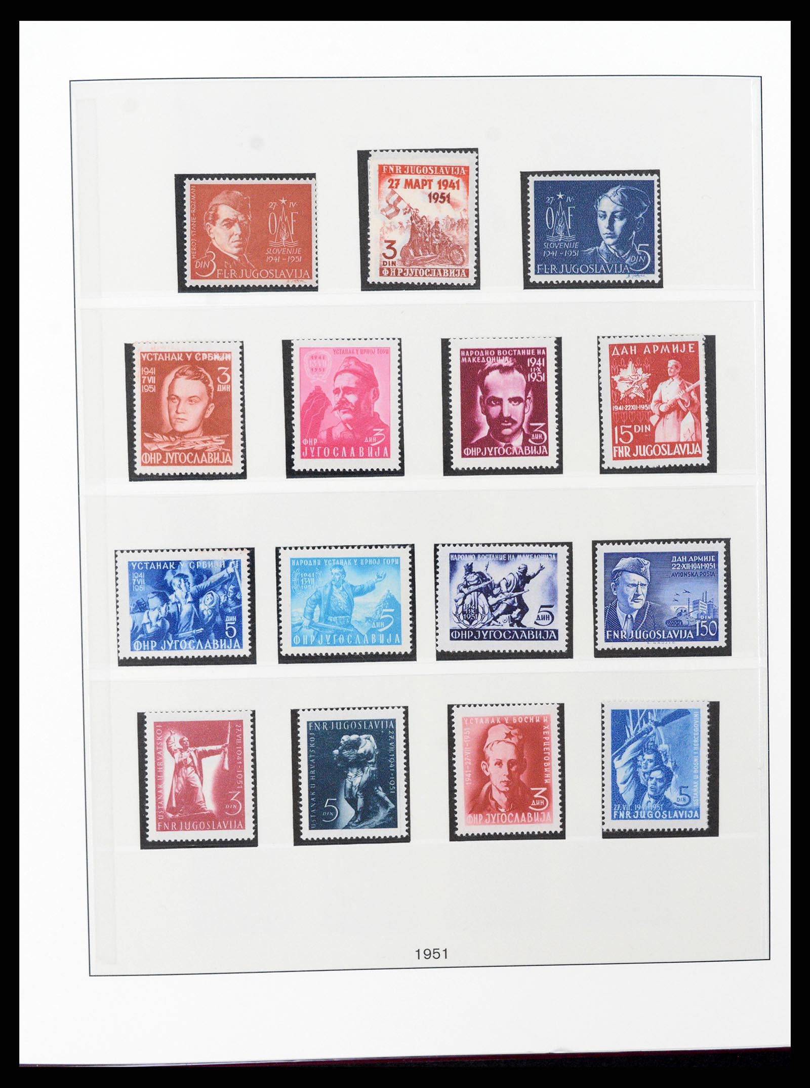 37191 047 - Postzegelverzameling 37191 Joegoslavië 1918-2006.