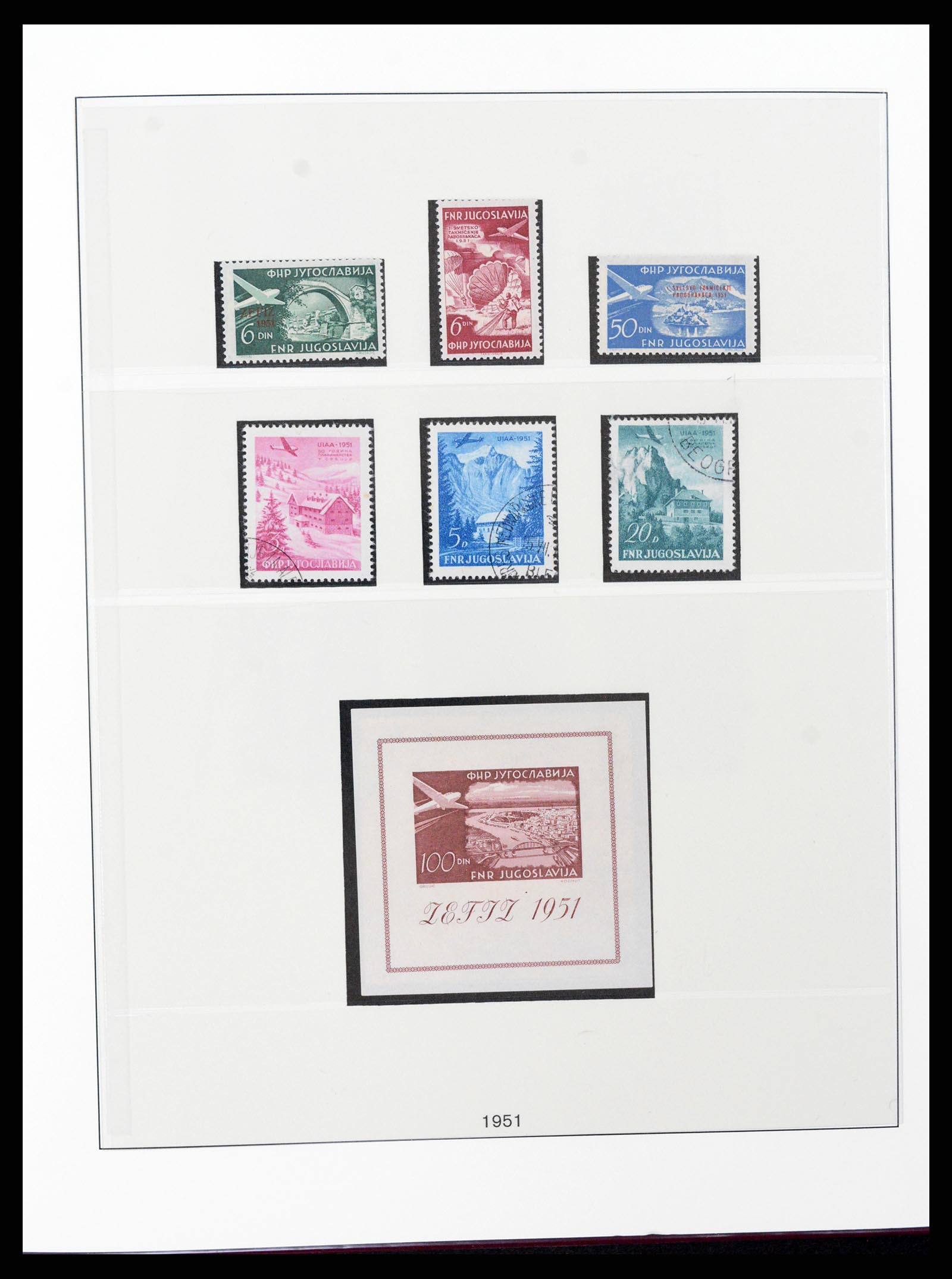 37191 050 - Postzegelverzameling 37191 Joegoslavië 1918-2006.