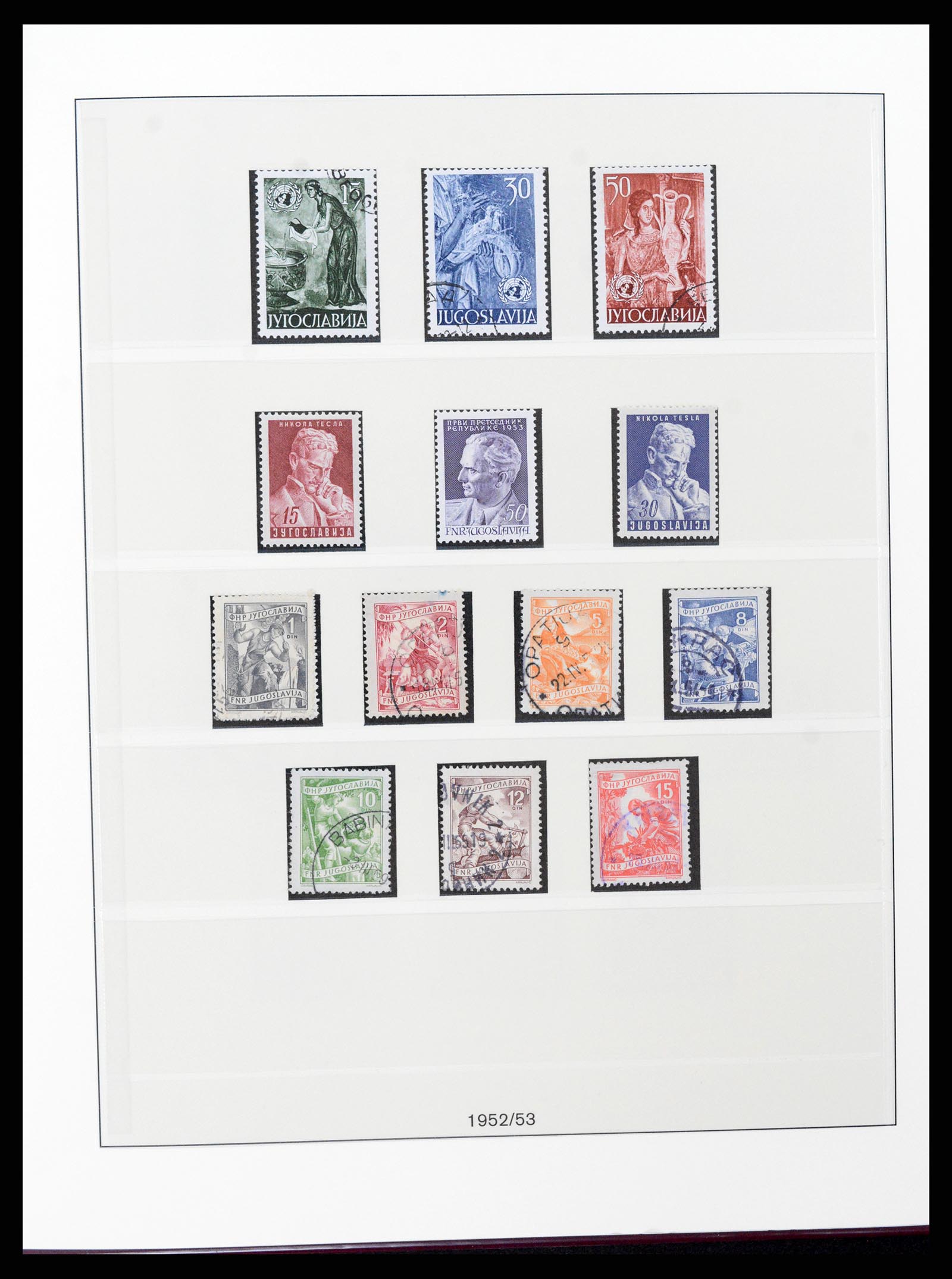 37191 053 - Postzegelverzameling 37191 Joegoslavië 1918-2006.