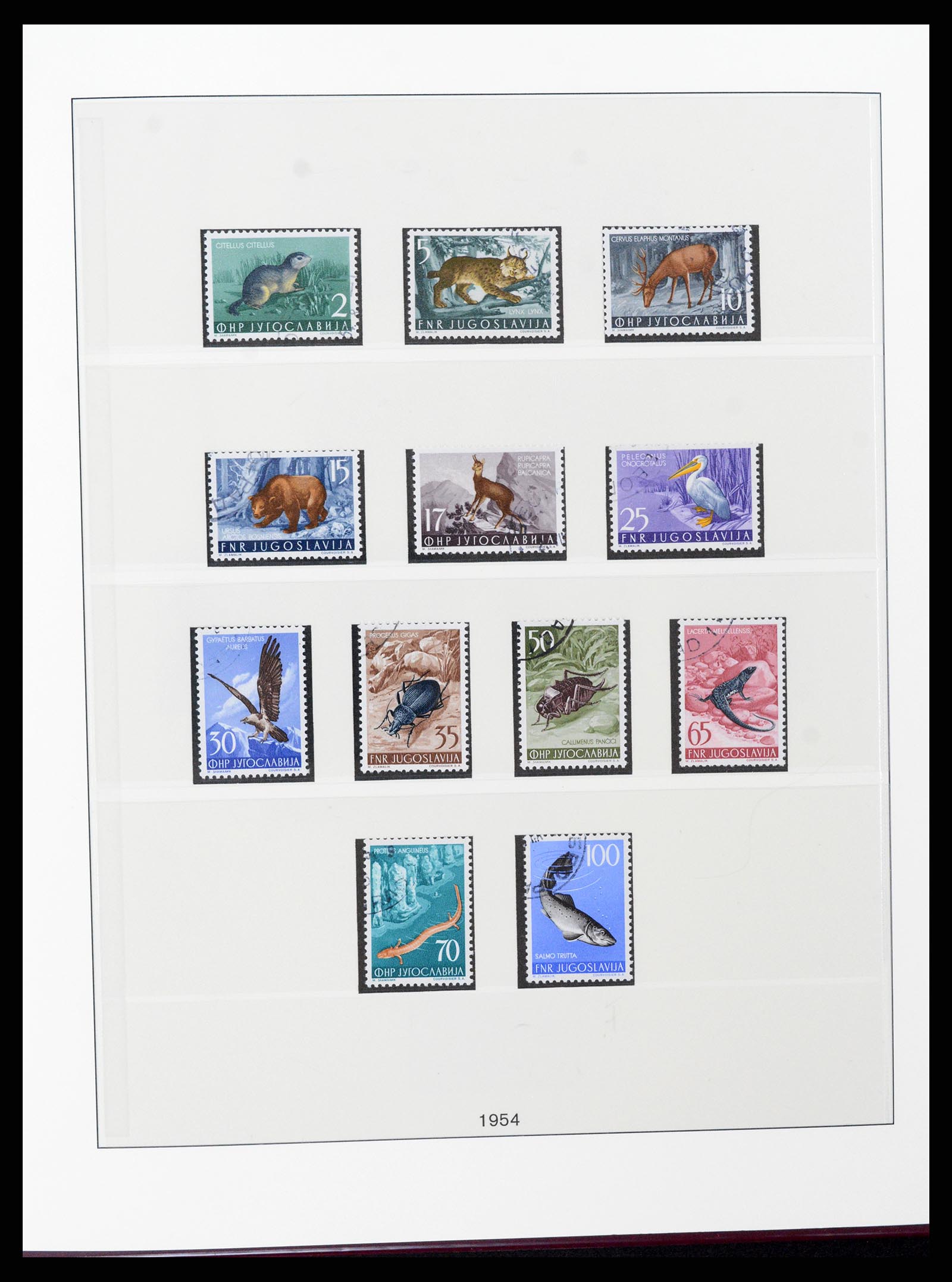 37191 055 - Postzegelverzameling 37191 Joegoslavië 1918-2006.