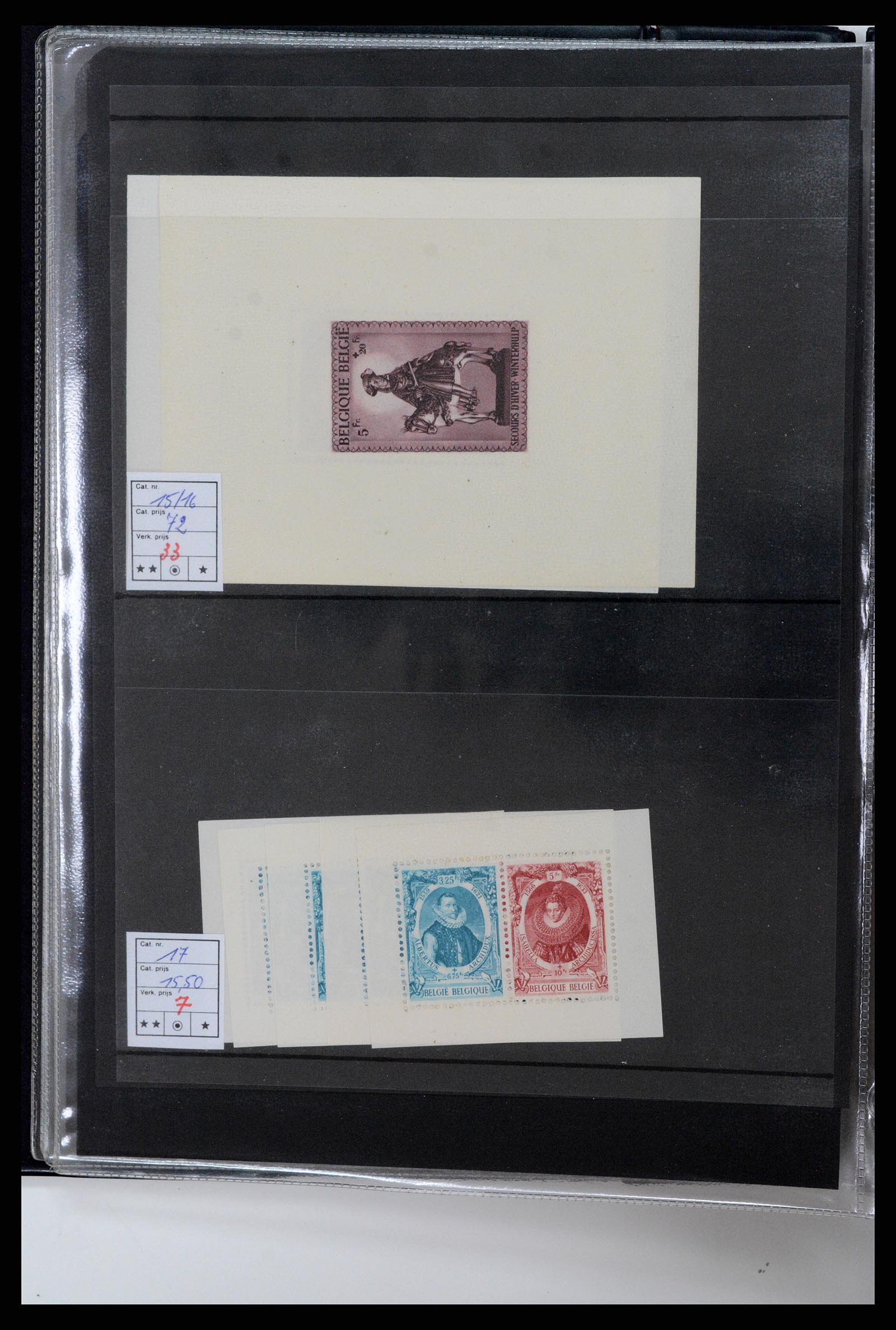 37192 005 - Postzegelverzameling 37192 Europese landen blokken en boekjes 1938-20