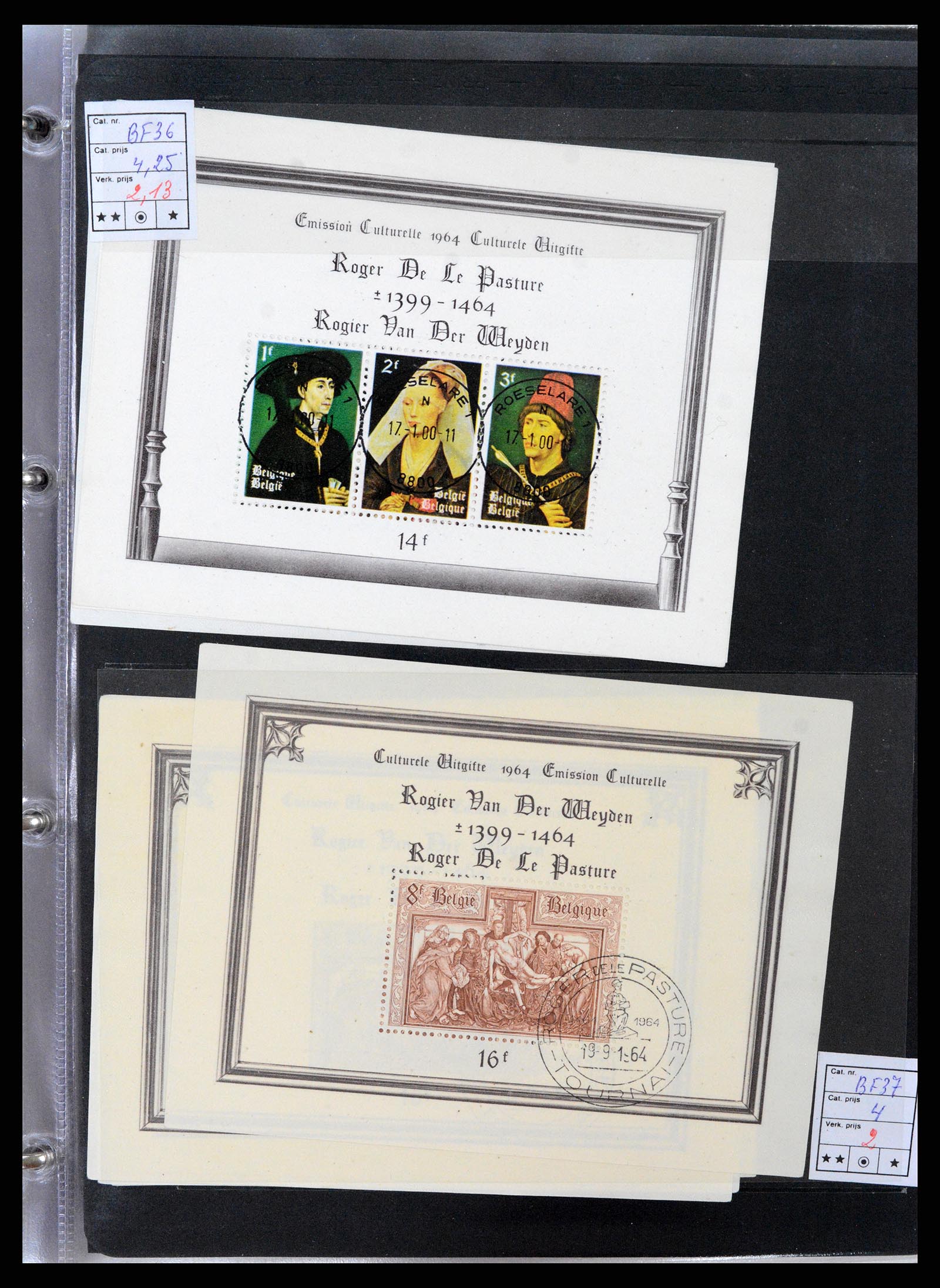 37192 013 - Postzegelverzameling 37192 Europese landen blokken en boekjes 1938-20
