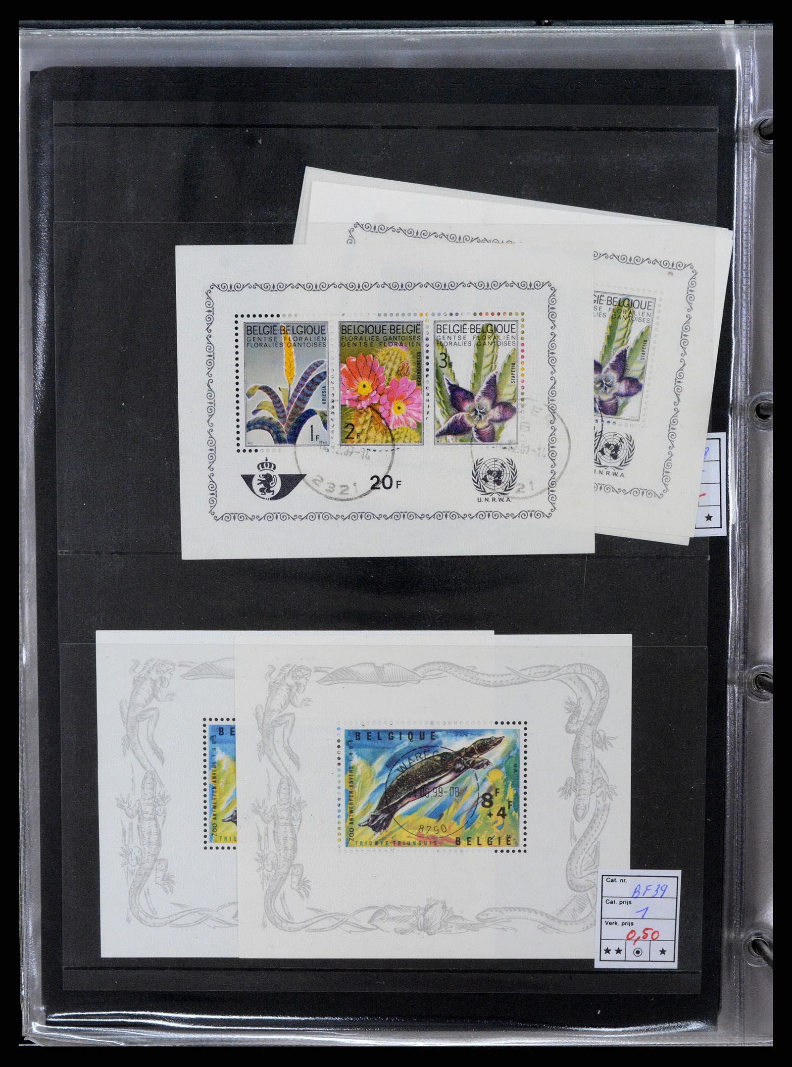 37192 014 - Postzegelverzameling 37192 Europese landen blokken en boekjes 1938-20