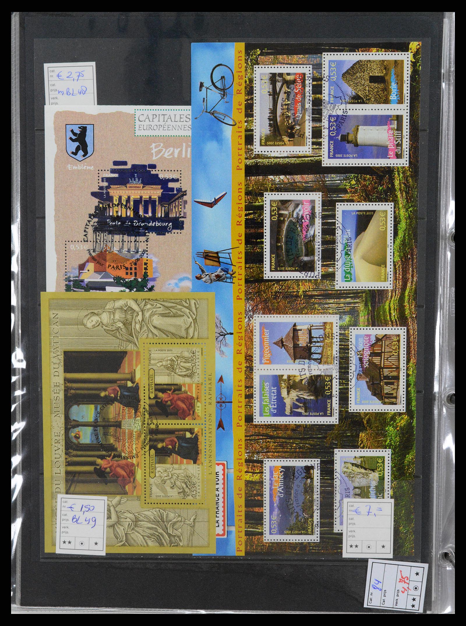 37192 070 - Postzegelverzameling 37192 Europese landen blokken en boekjes 1938-20