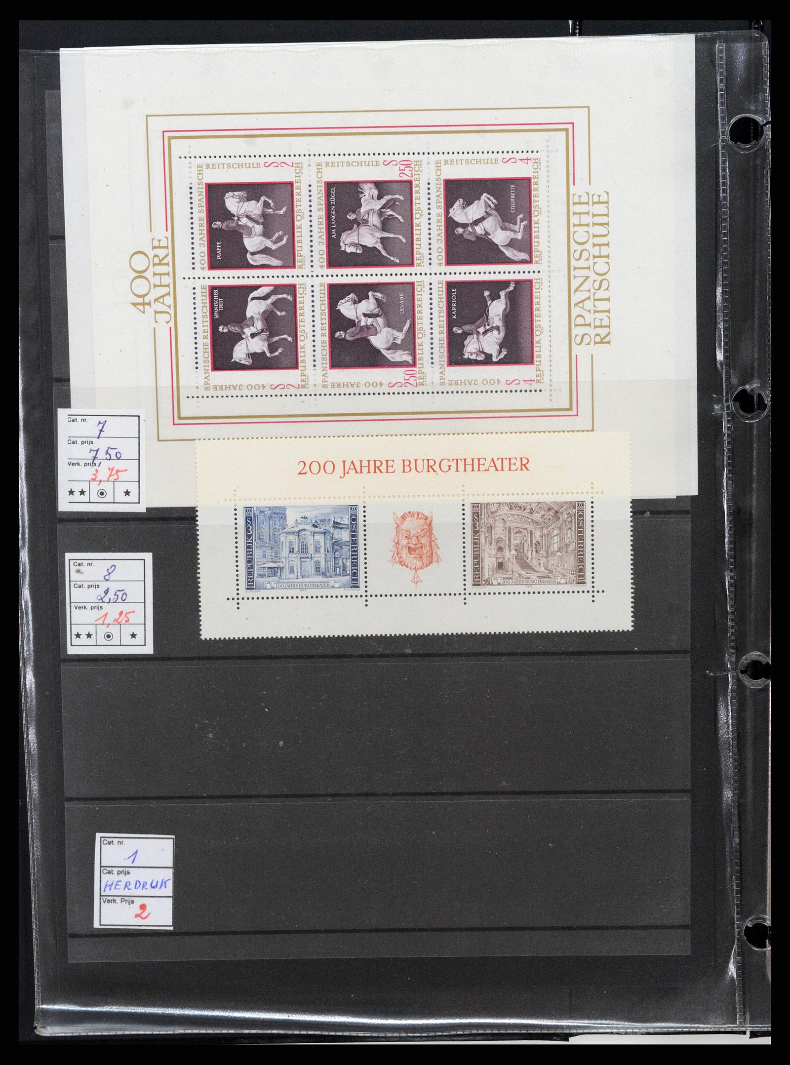 37192 091 - Postzegelverzameling 37192 Europese landen blokken en boekjes 1938-20