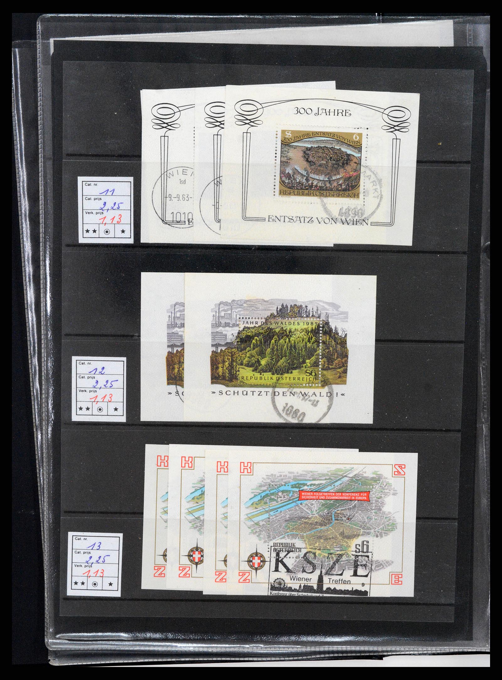37192 093 - Postzegelverzameling 37192 Europese landen blokken en boekjes 1938-20