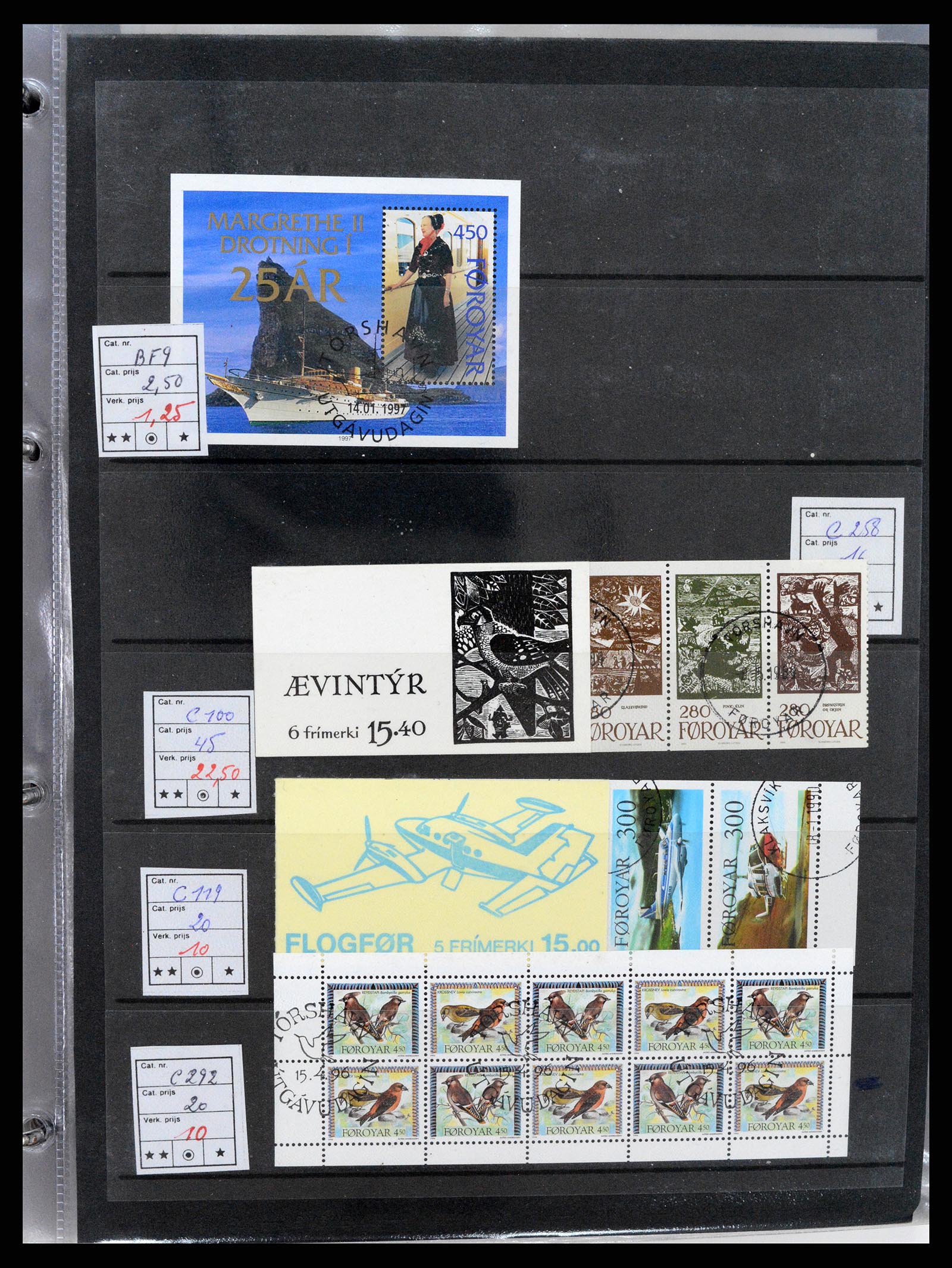 37192 099 - Postzegelverzameling 37192 Europese landen blokken en boekjes 1938-20