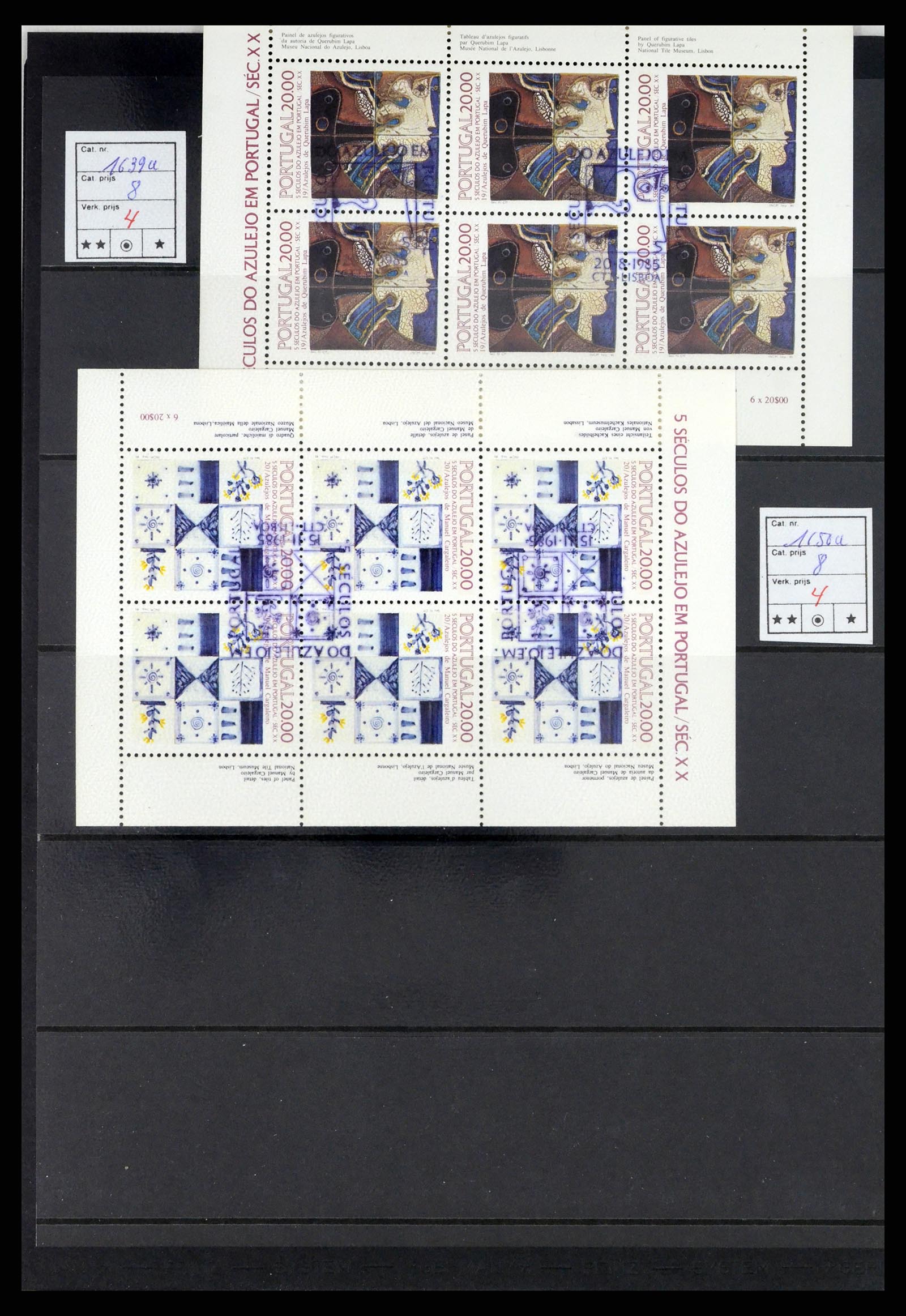 37192 202 - Postzegelverzameling 37192 Europese landen blokken en boekjes 1938-20