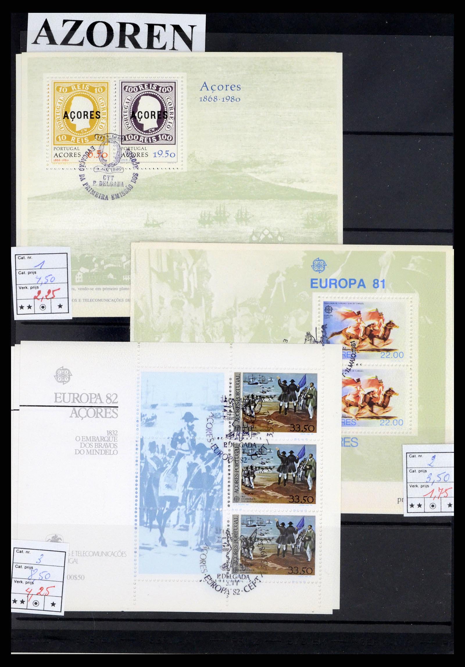 37192 203 - Postzegelverzameling 37192 Europese landen blokken en boekjes 1938-20