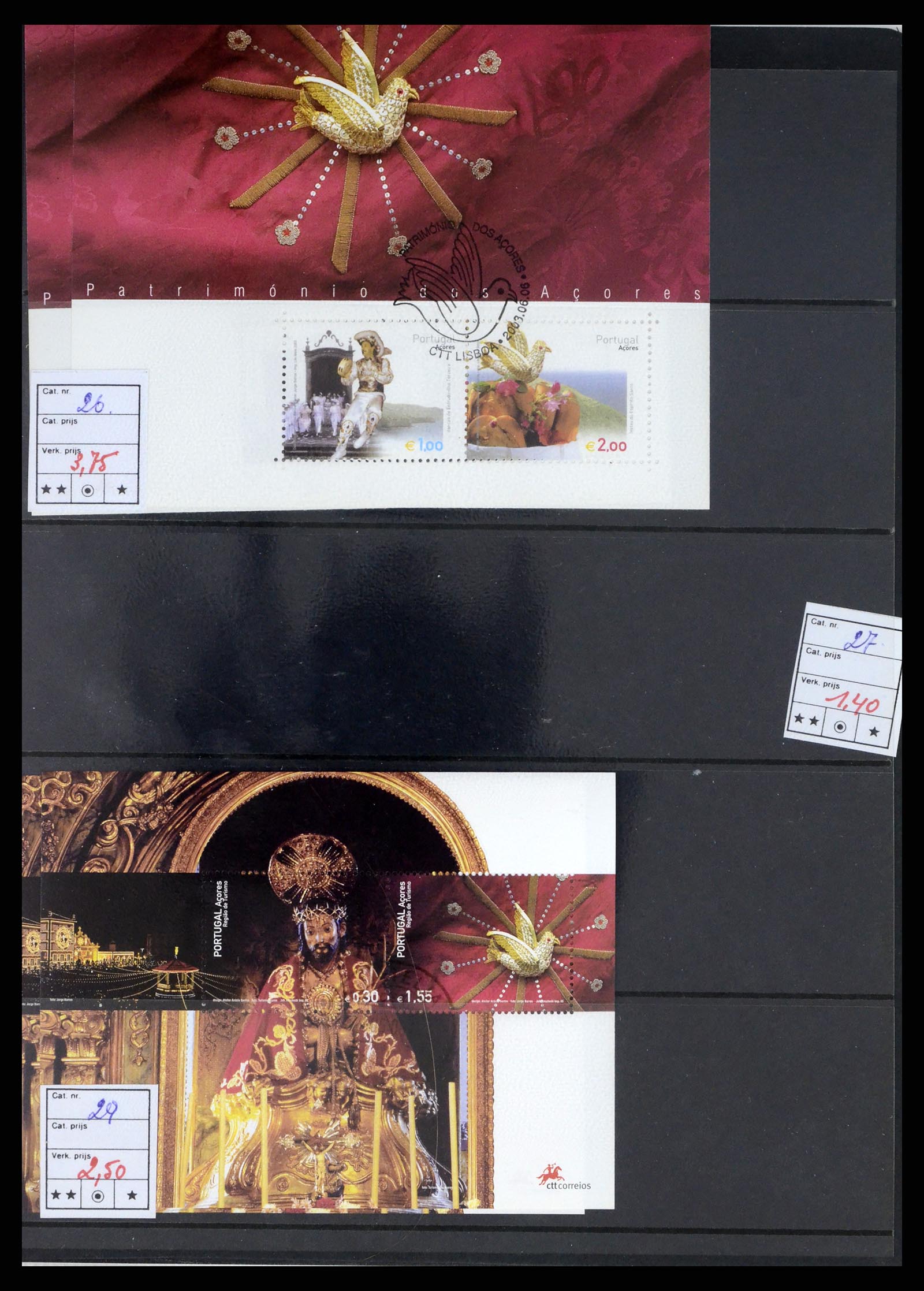 37192 206 - Postzegelverzameling 37192 Europese landen blokken en boekjes 1938-20