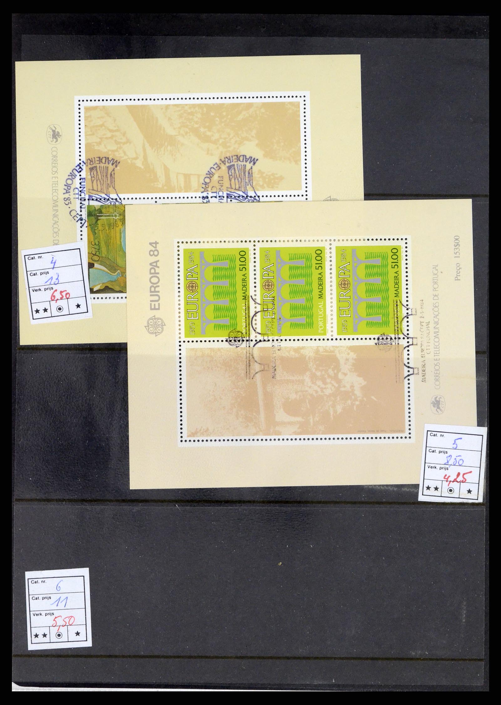 37192 208 - Postzegelverzameling 37192 Europese landen blokken en boekjes 1938-20