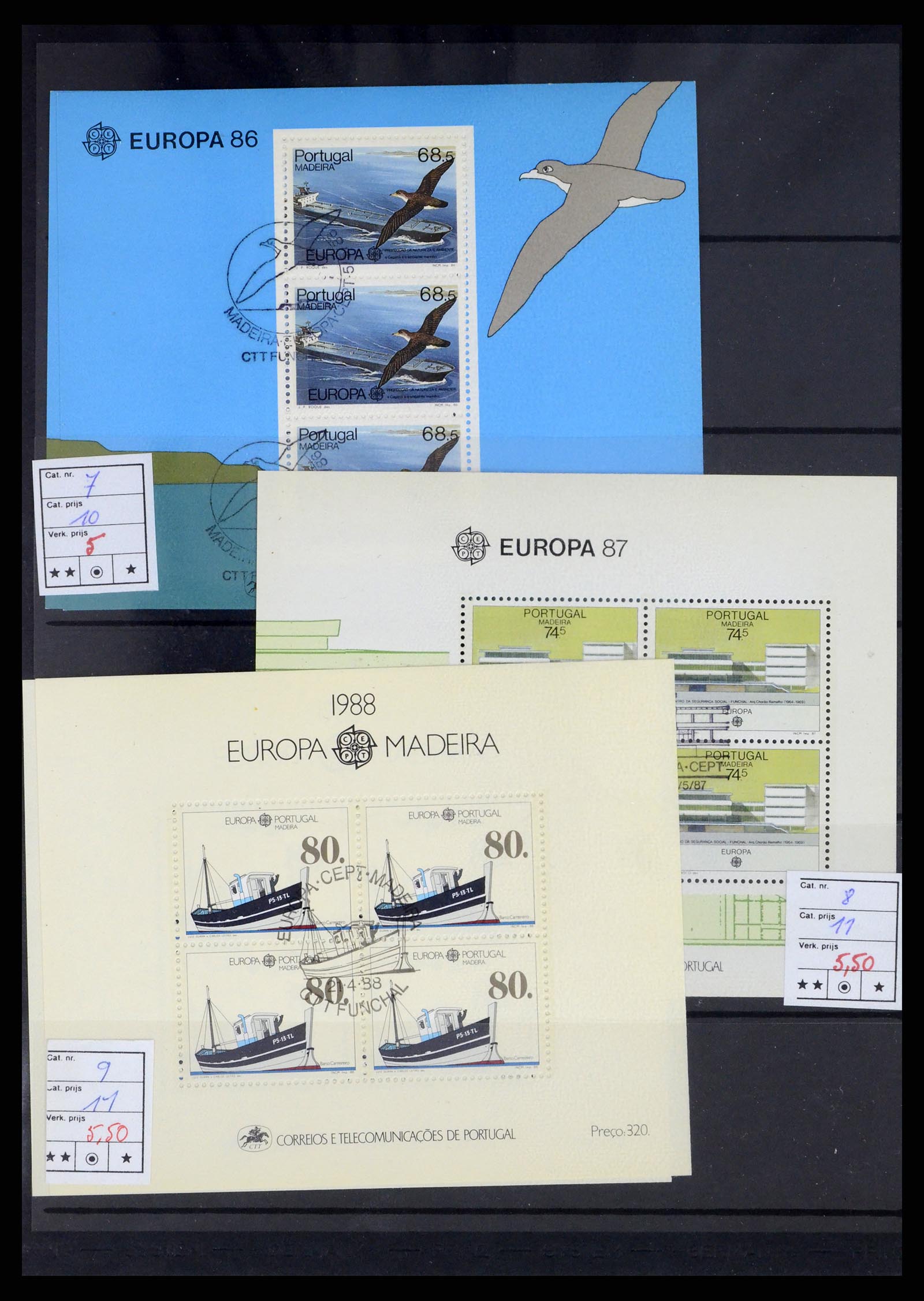 37192 209 - Postzegelverzameling 37192 Europese landen blokken en boekjes 1938-20