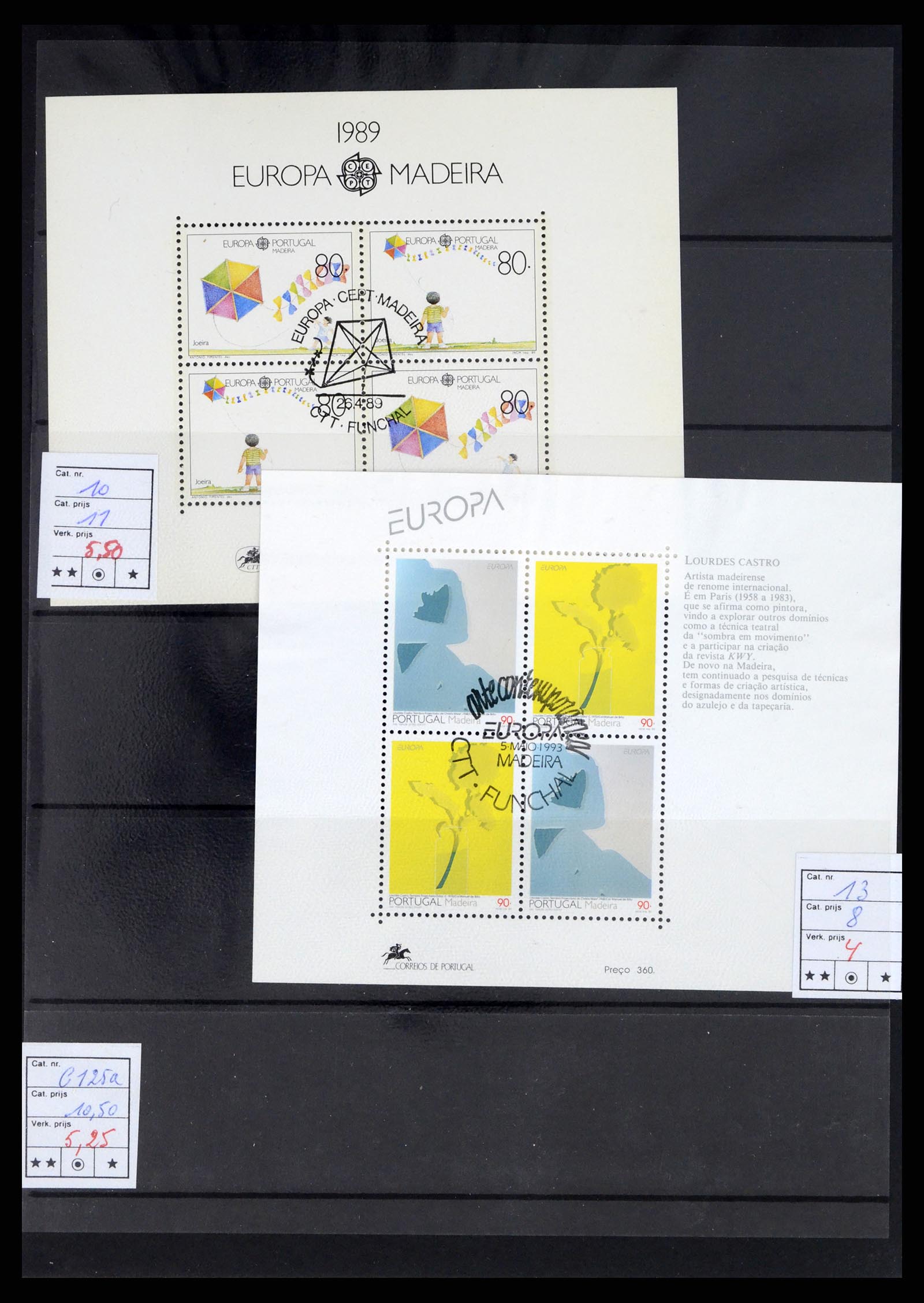 37192 210 - Stamp collection 37192 European countries souvenir sheets and booklets 1