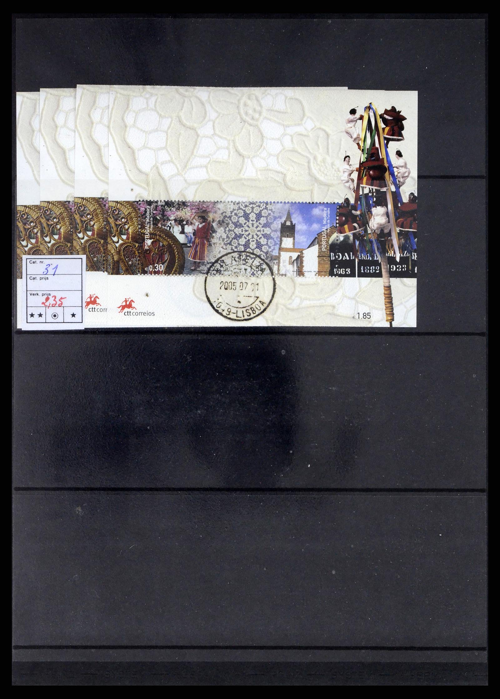 37192 212 - Postzegelverzameling 37192 Europese landen blokken en boekjes 1938-20