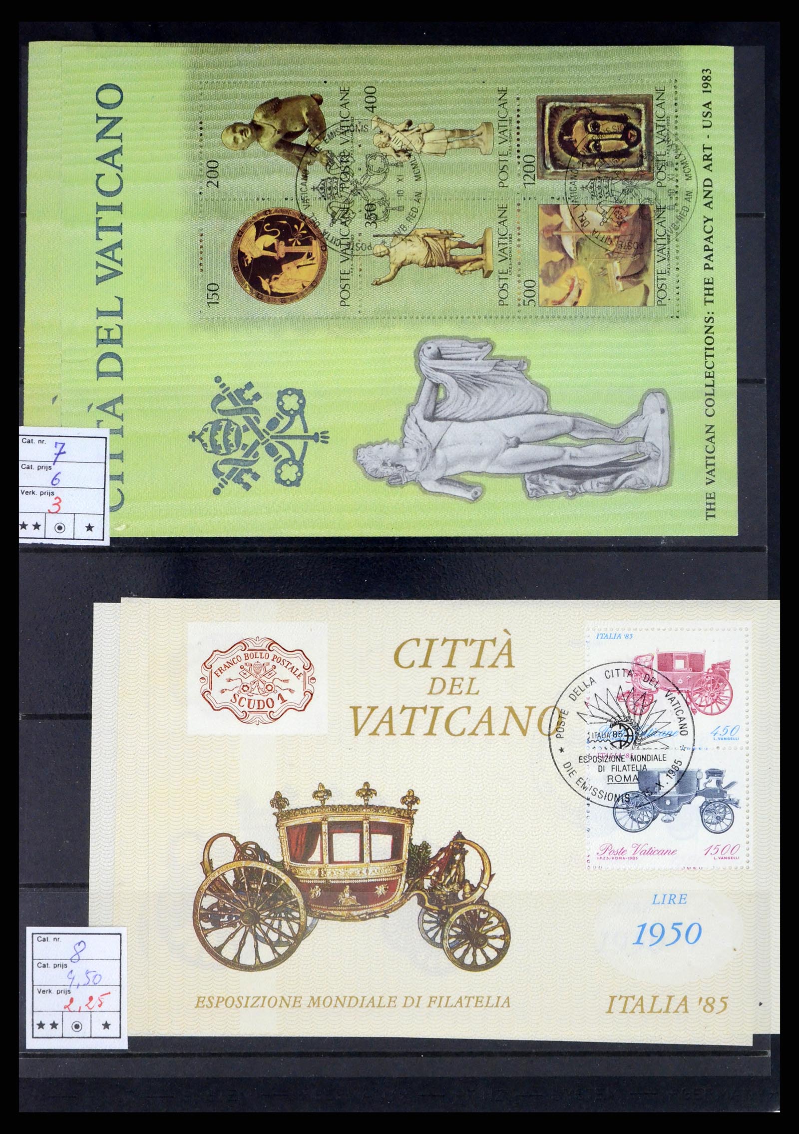 37192 215 - Postzegelverzameling 37192 Europese landen blokken en boekjes 1938-20