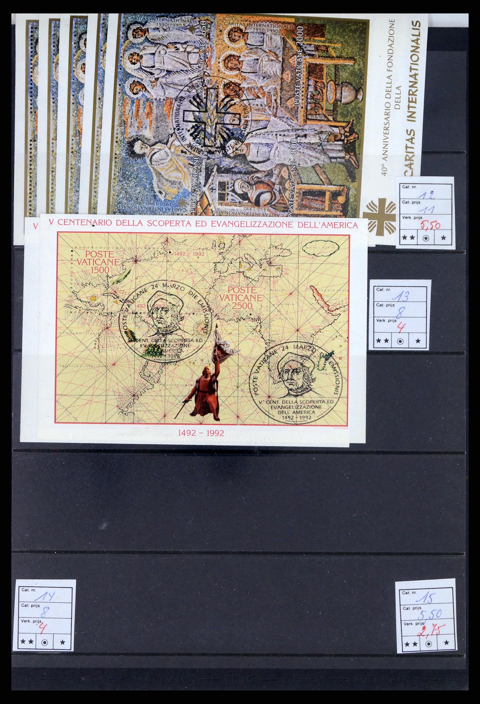 37192 217 - Postzegelverzameling 37192 Europese landen blokken en boekjes 1938-20