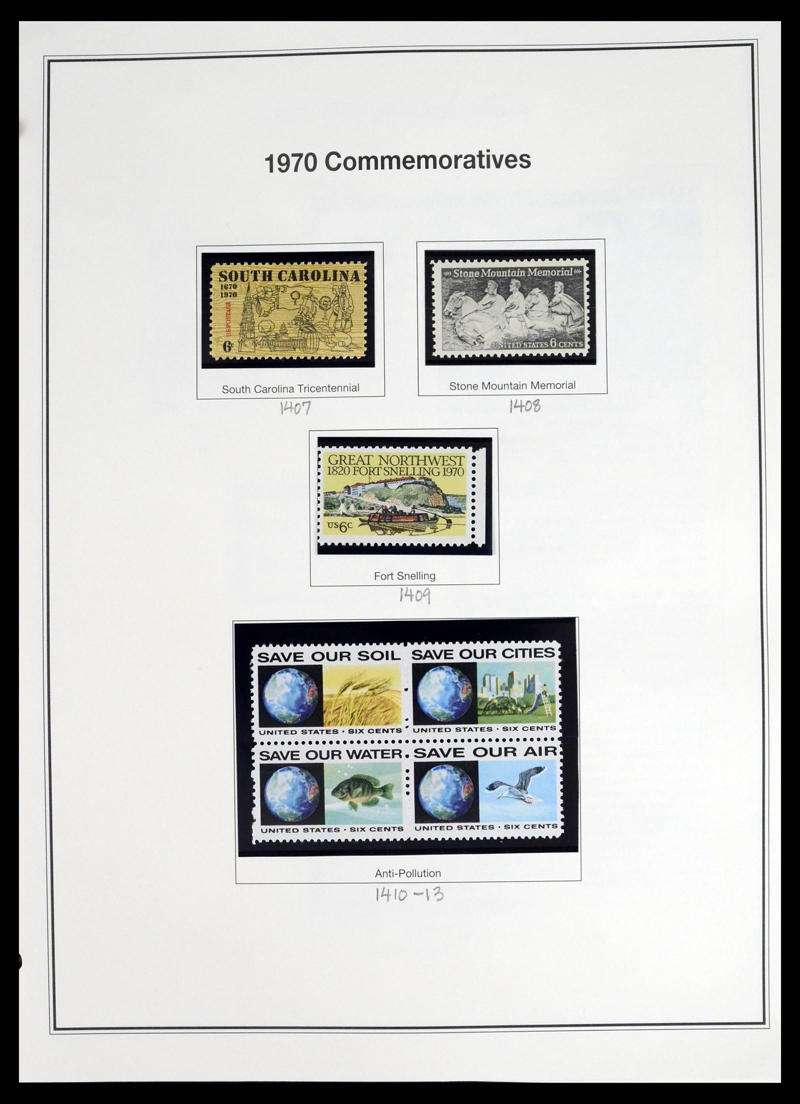 37193 002 - Stamp collection 37193 USA 1970-2020!