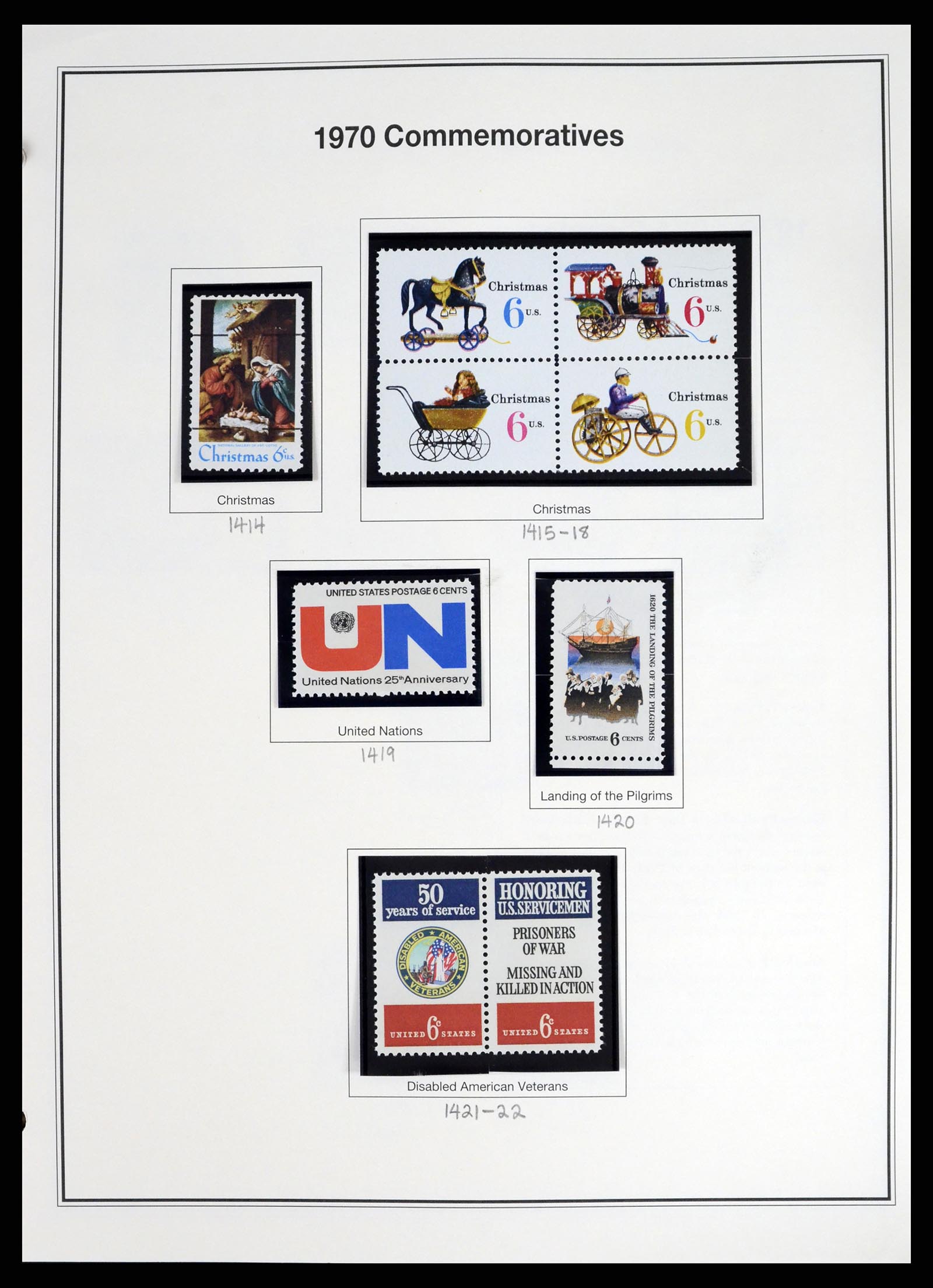 37193 003 - Stamp collection 37193 USA 1970-2020!
