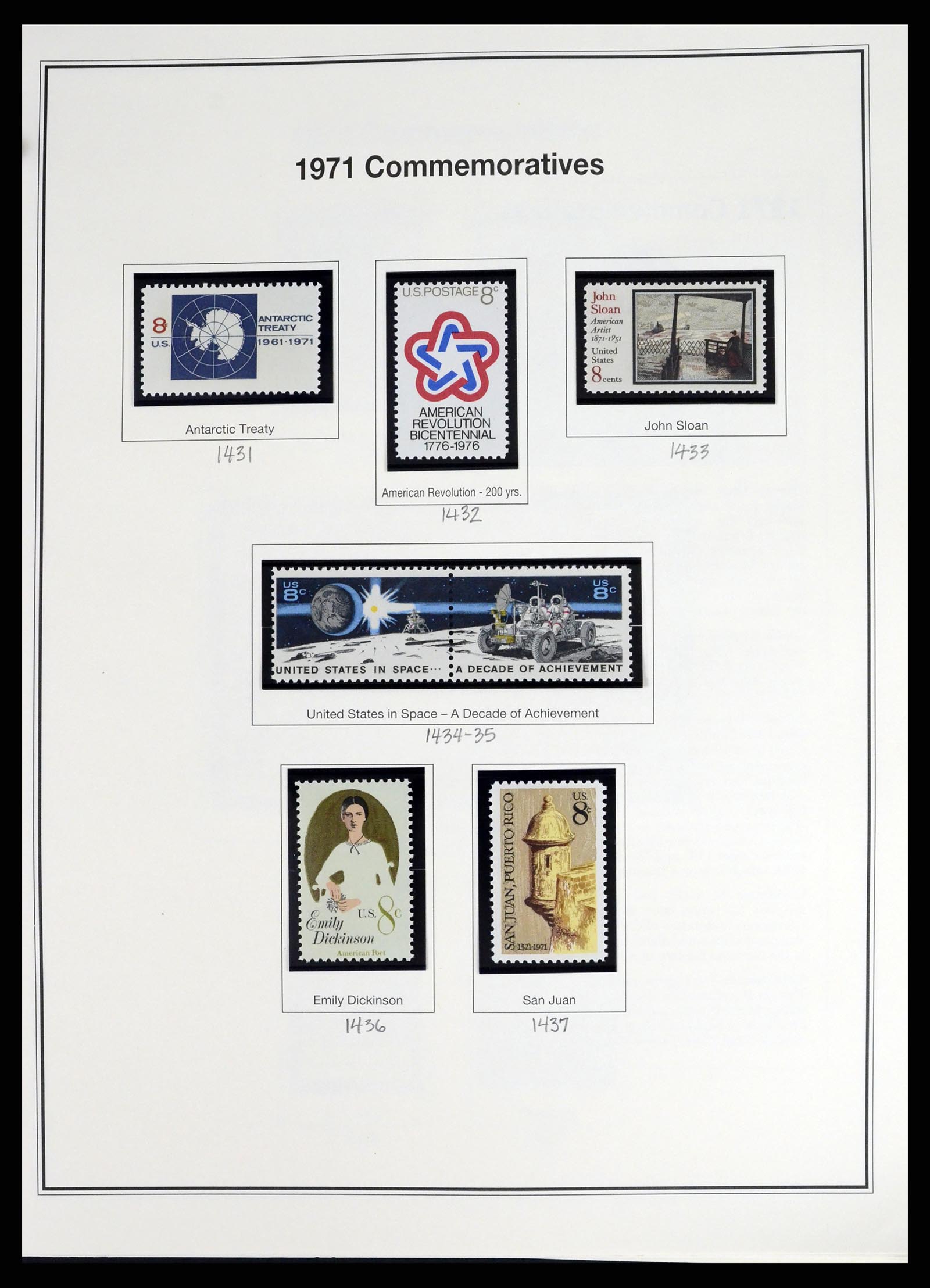 37193 006 - Stamp collection 37193 USA 1970-2020!