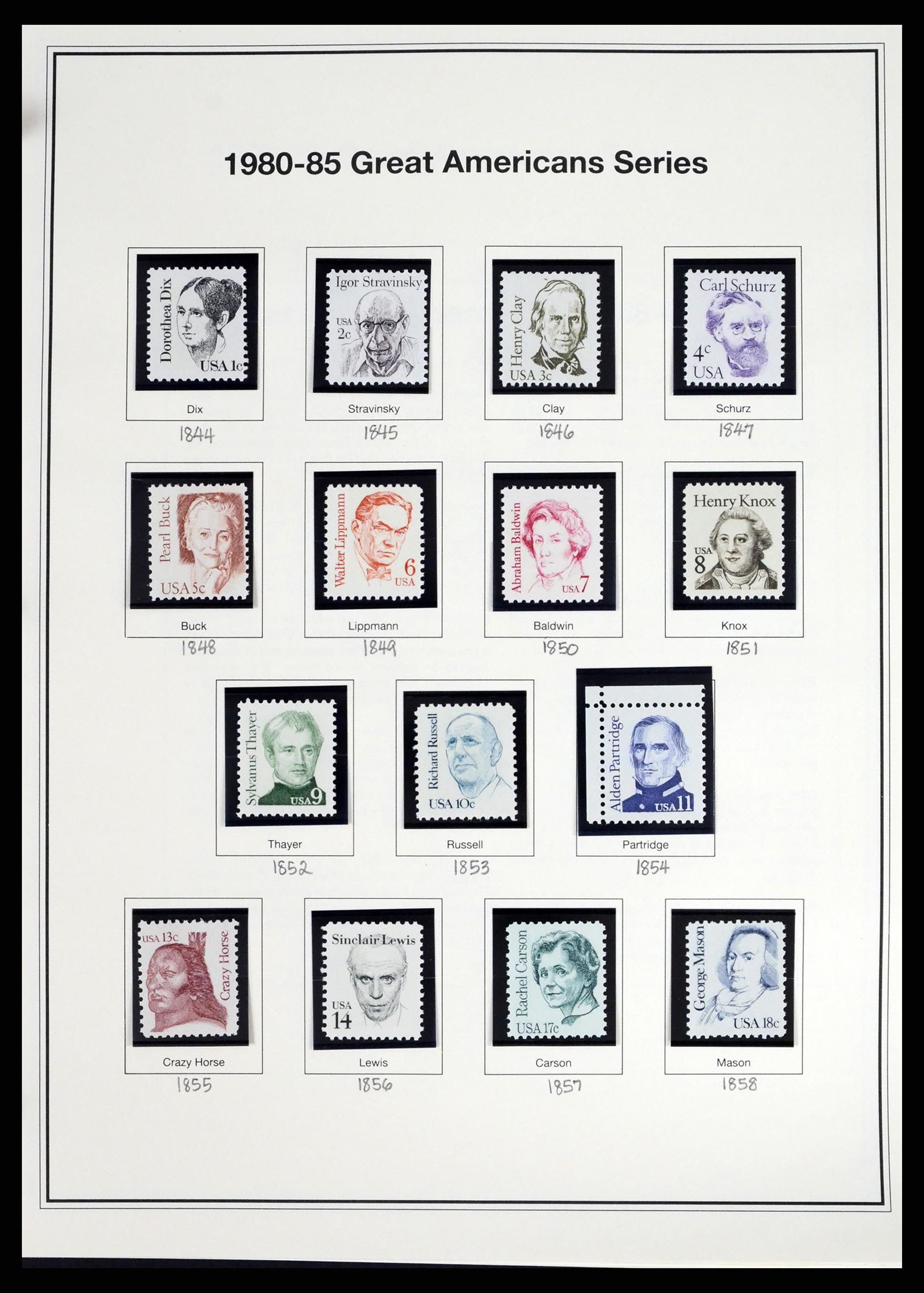 37193 054 - Stamp collection 37193 USA 1970-2020!
