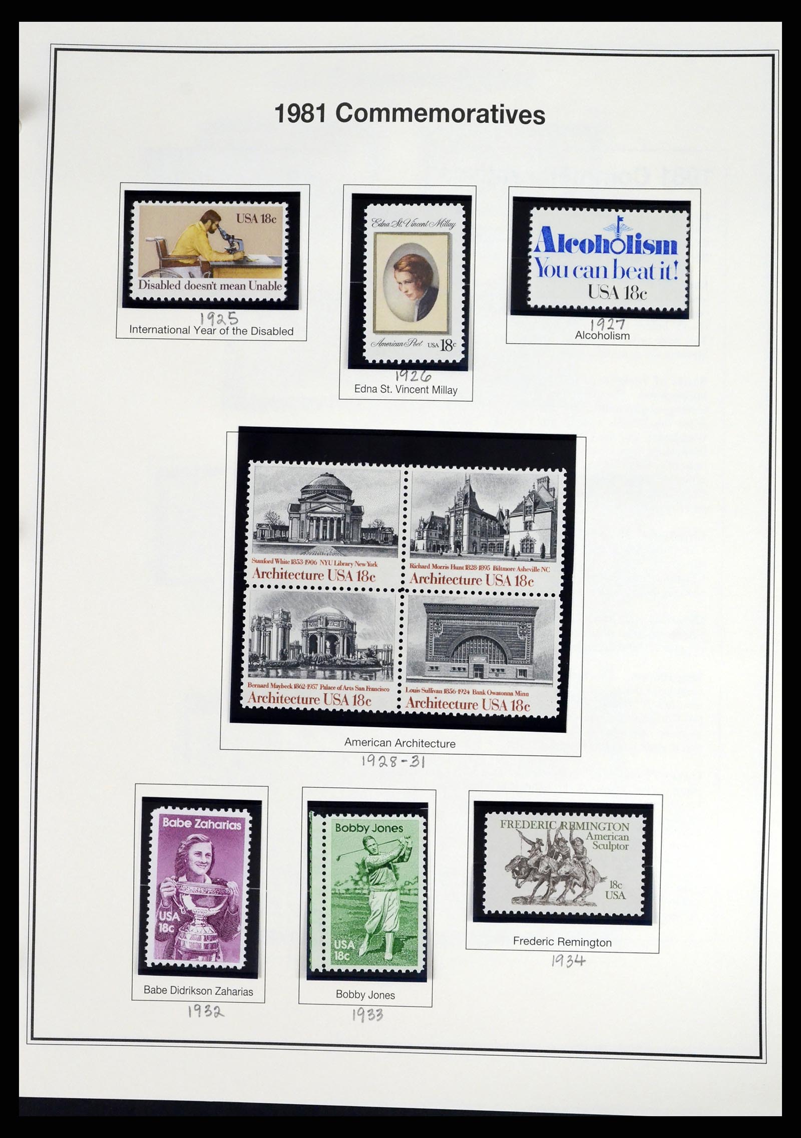 37193 058 - Stamp collection 37193 USA 1970-2020!