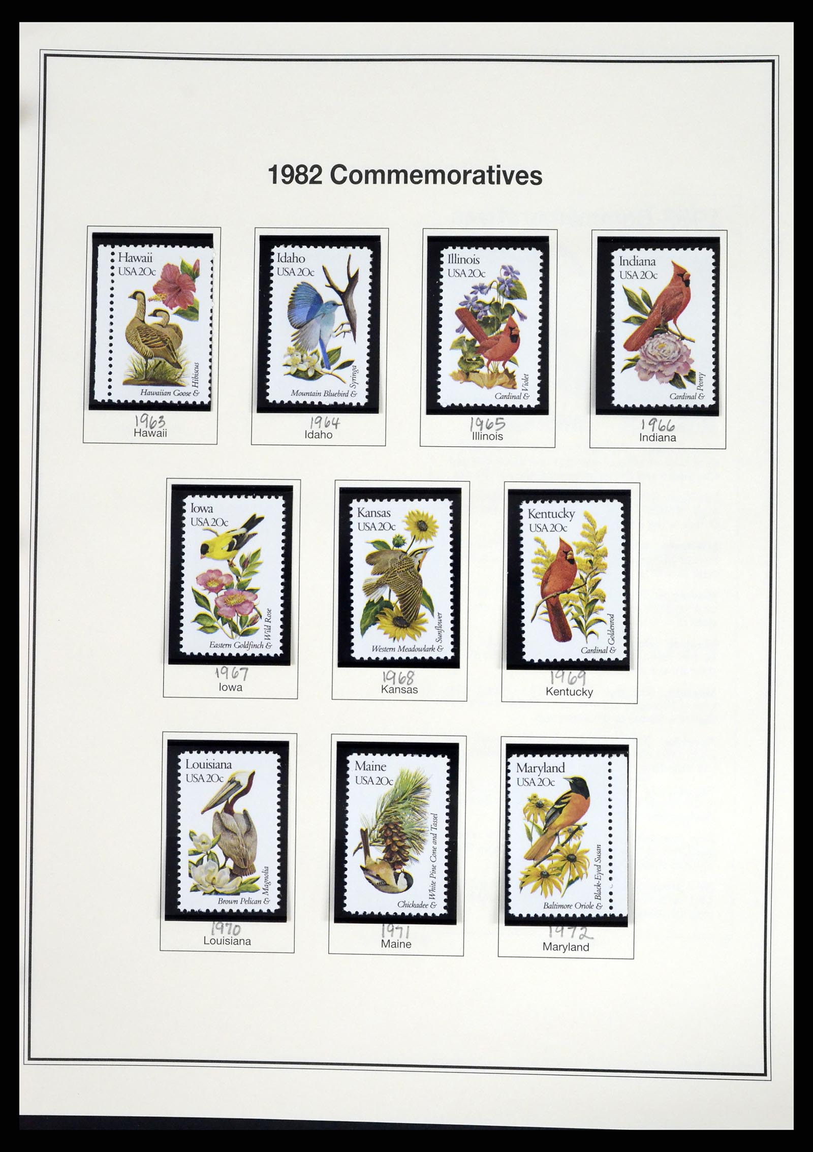 37193 068 - Stamp collection 37193 USA 1970-2020!