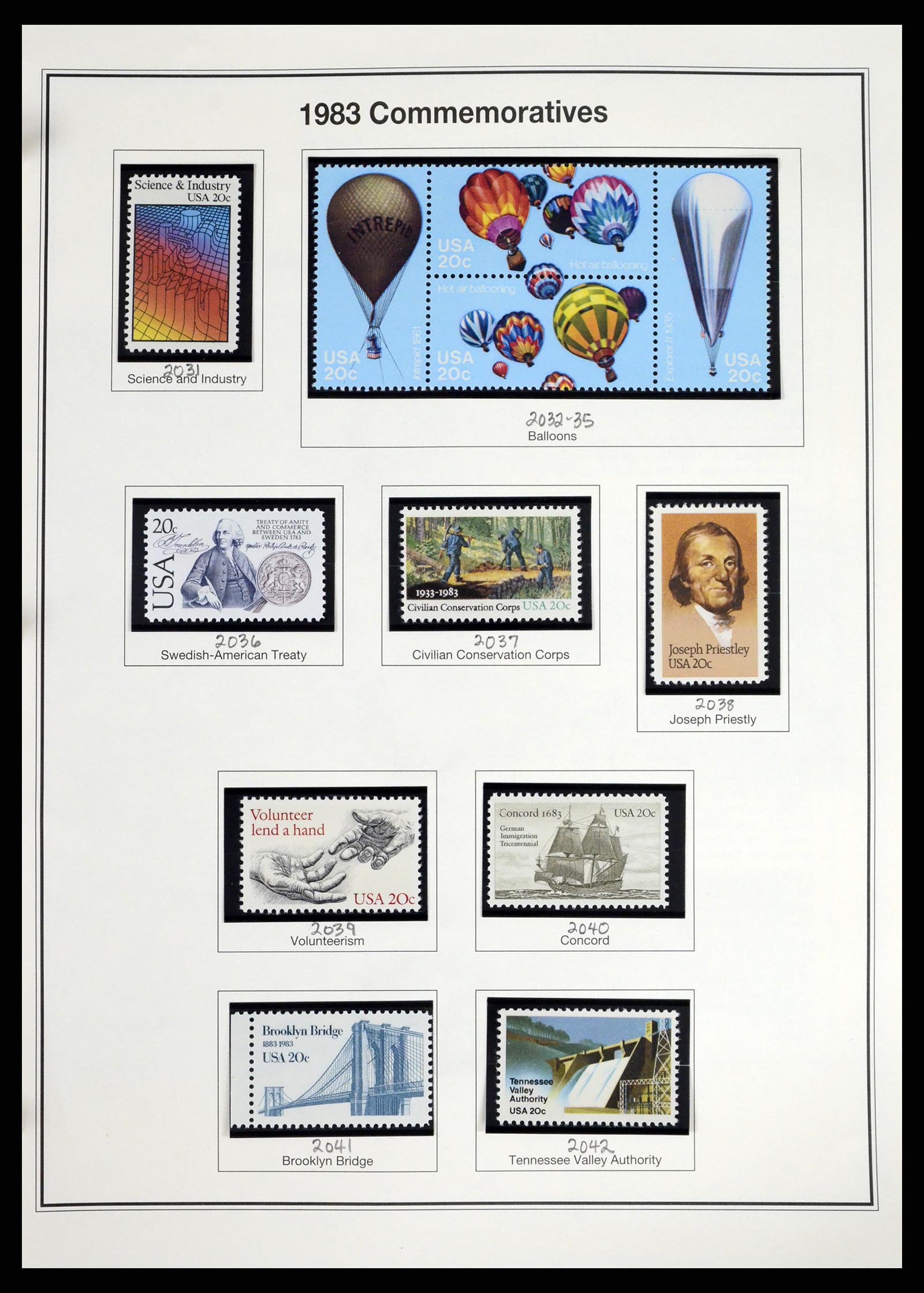 37193 075 - Stamp collection 37193 USA 1970-2020!