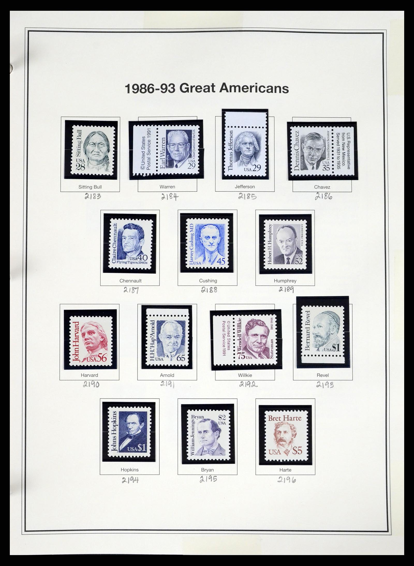 37193 100 - Stamp collection 37193 USA 1970-2020!