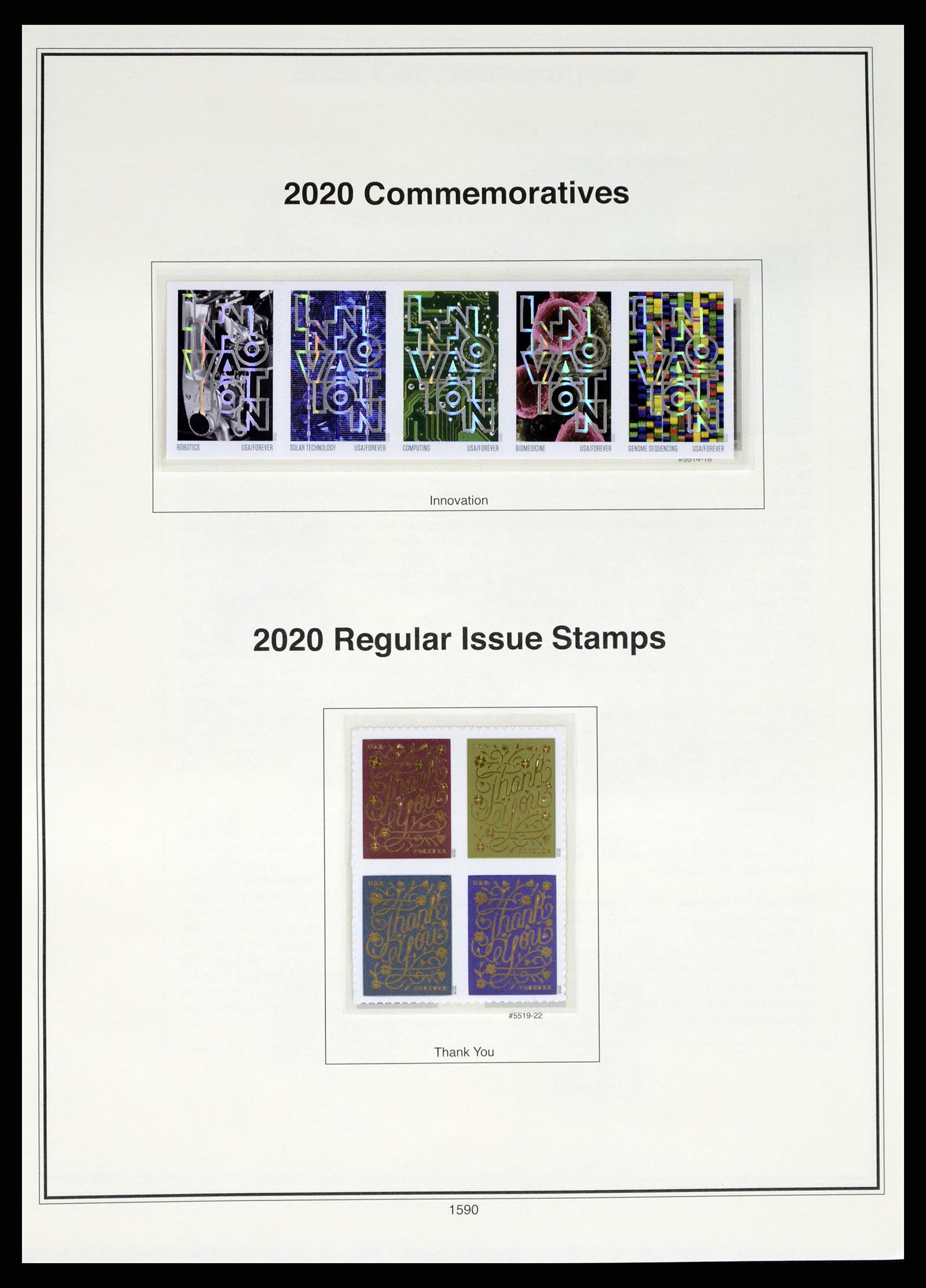 37193 674 - Stamp collection 37193 USA 1970-2020!