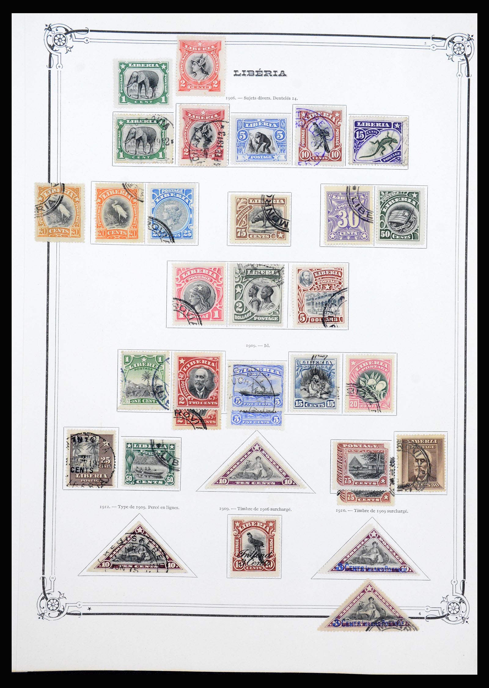 37195 005 - Postzegelverzameling 37195 Liberia 1860-2001.