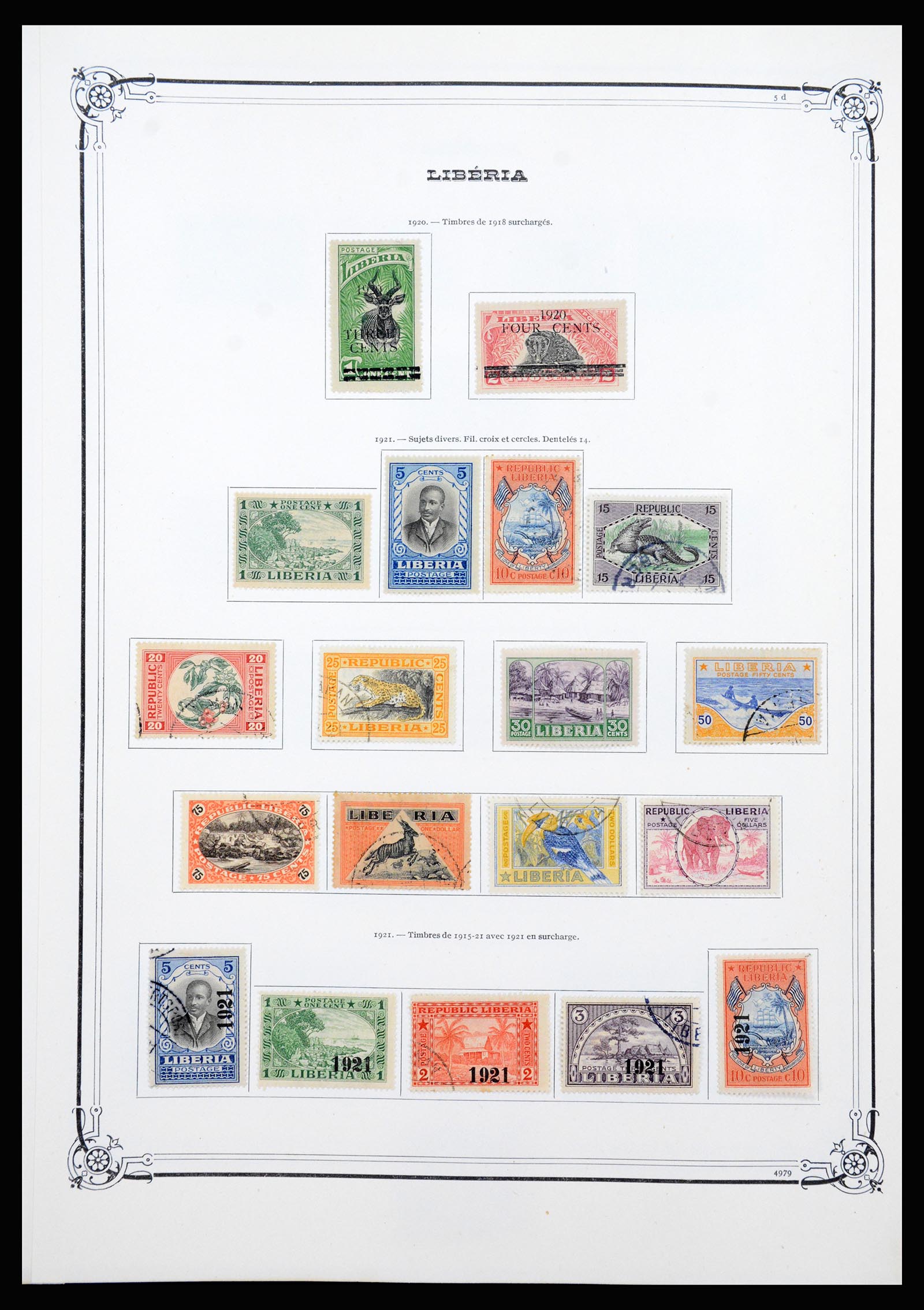 37195 009 - Postzegelverzameling 37195 Liberia 1860-2001.