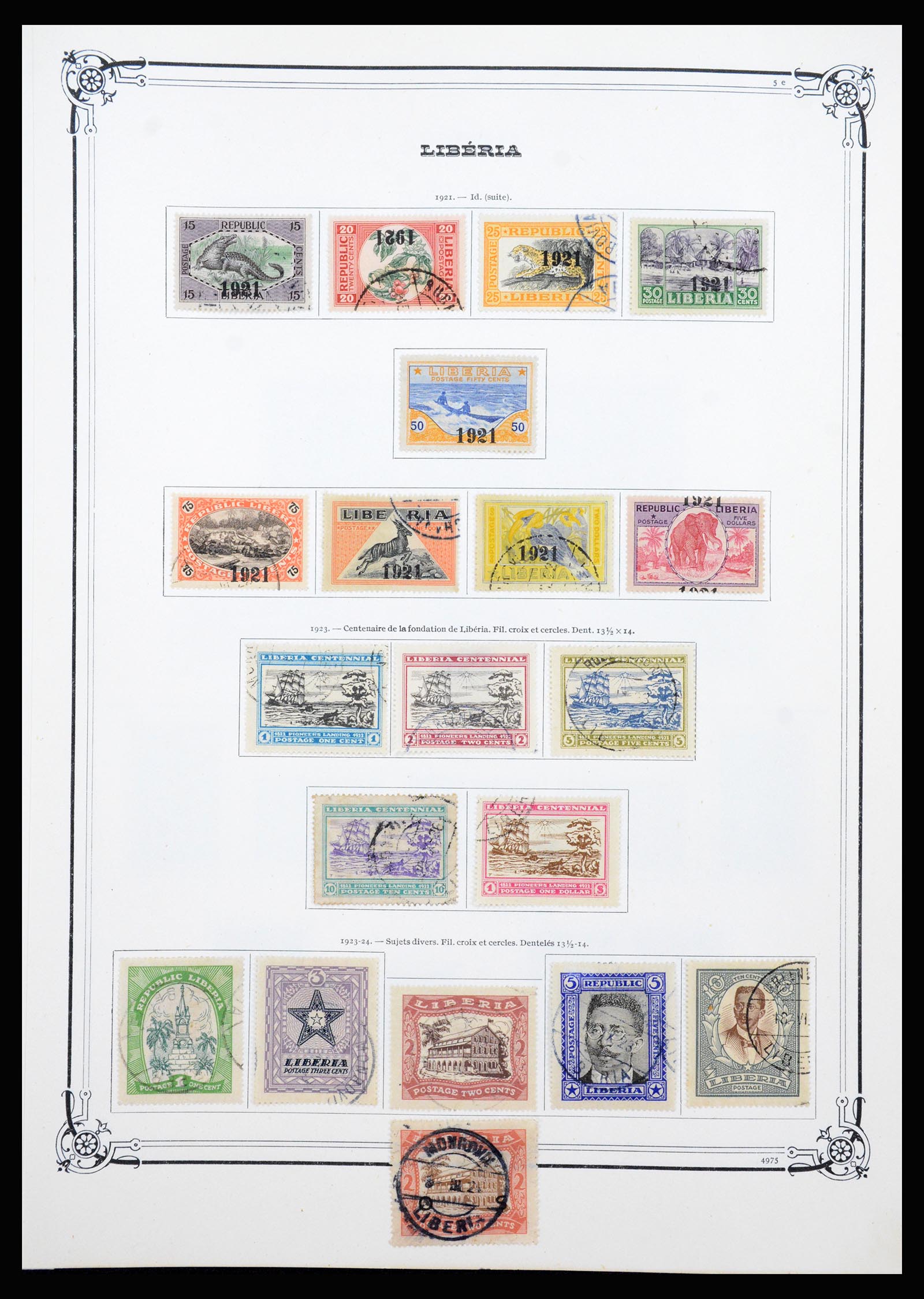 37195 010 - Postzegelverzameling 37195 Liberia 1860-2001.