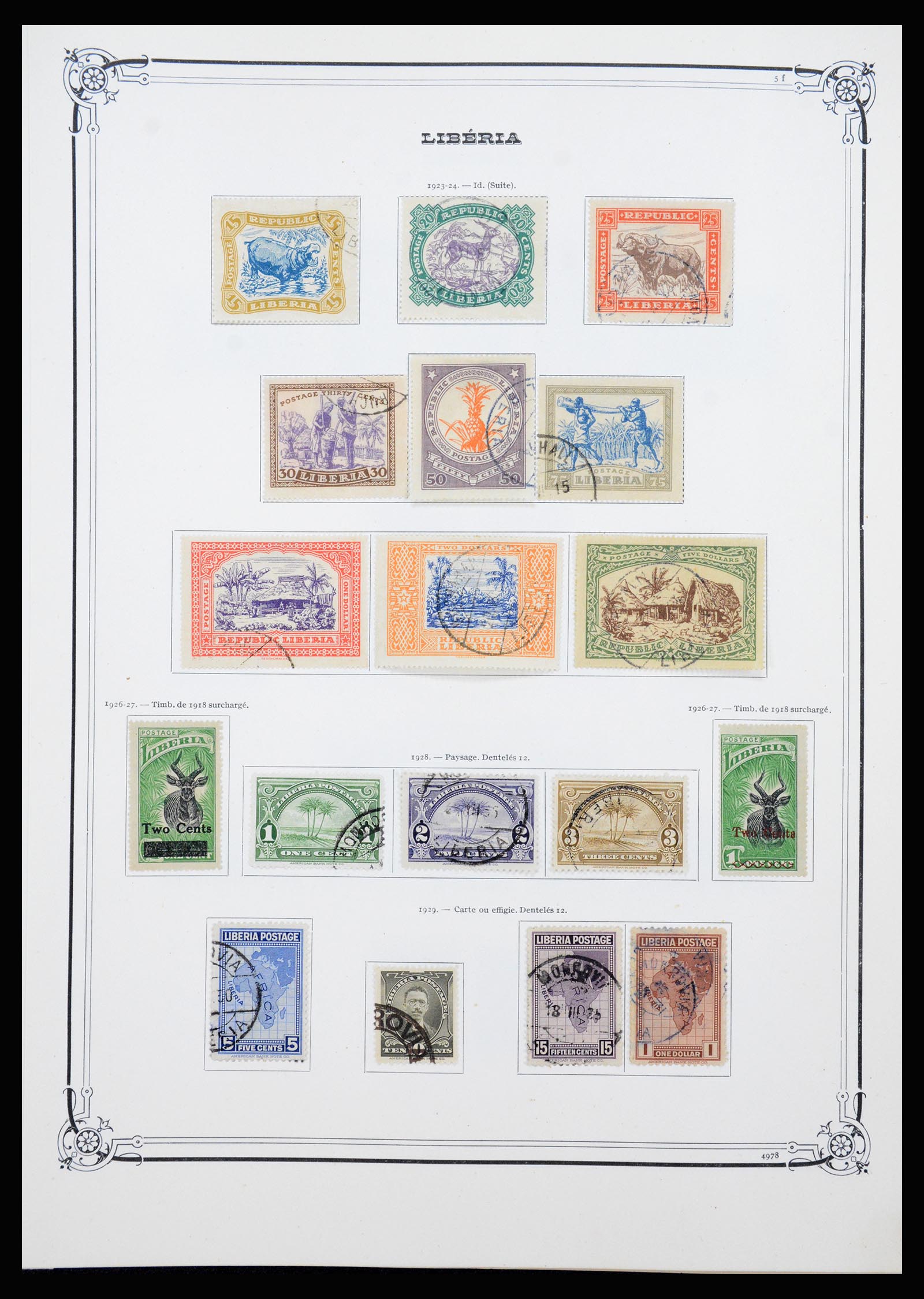 37195 011 - Postzegelverzameling 37195 Liberia 1860-2001.