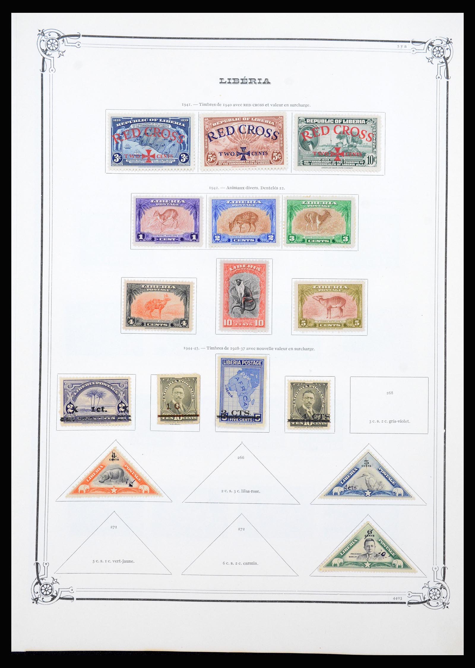 37195 014 - Postzegelverzameling 37195 Liberia 1860-2001.
