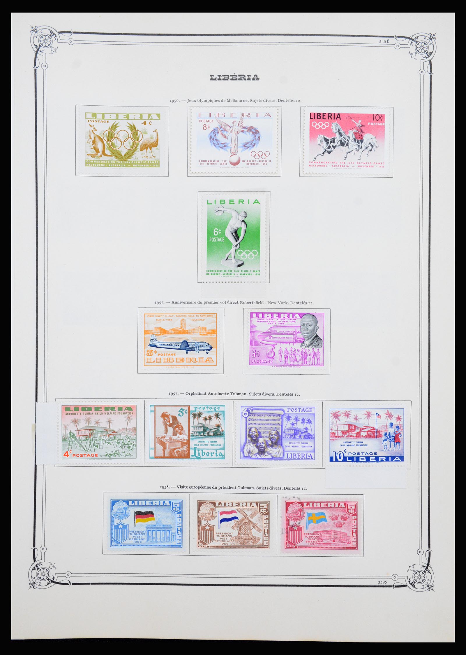 37195 019 - Postzegelverzameling 37195 Liberia 1860-2001.