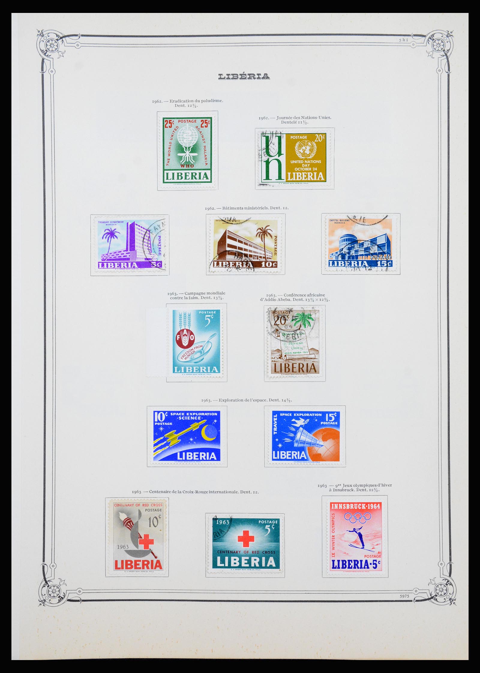 37195 022 - Postzegelverzameling 37195 Liberia 1860-2001.