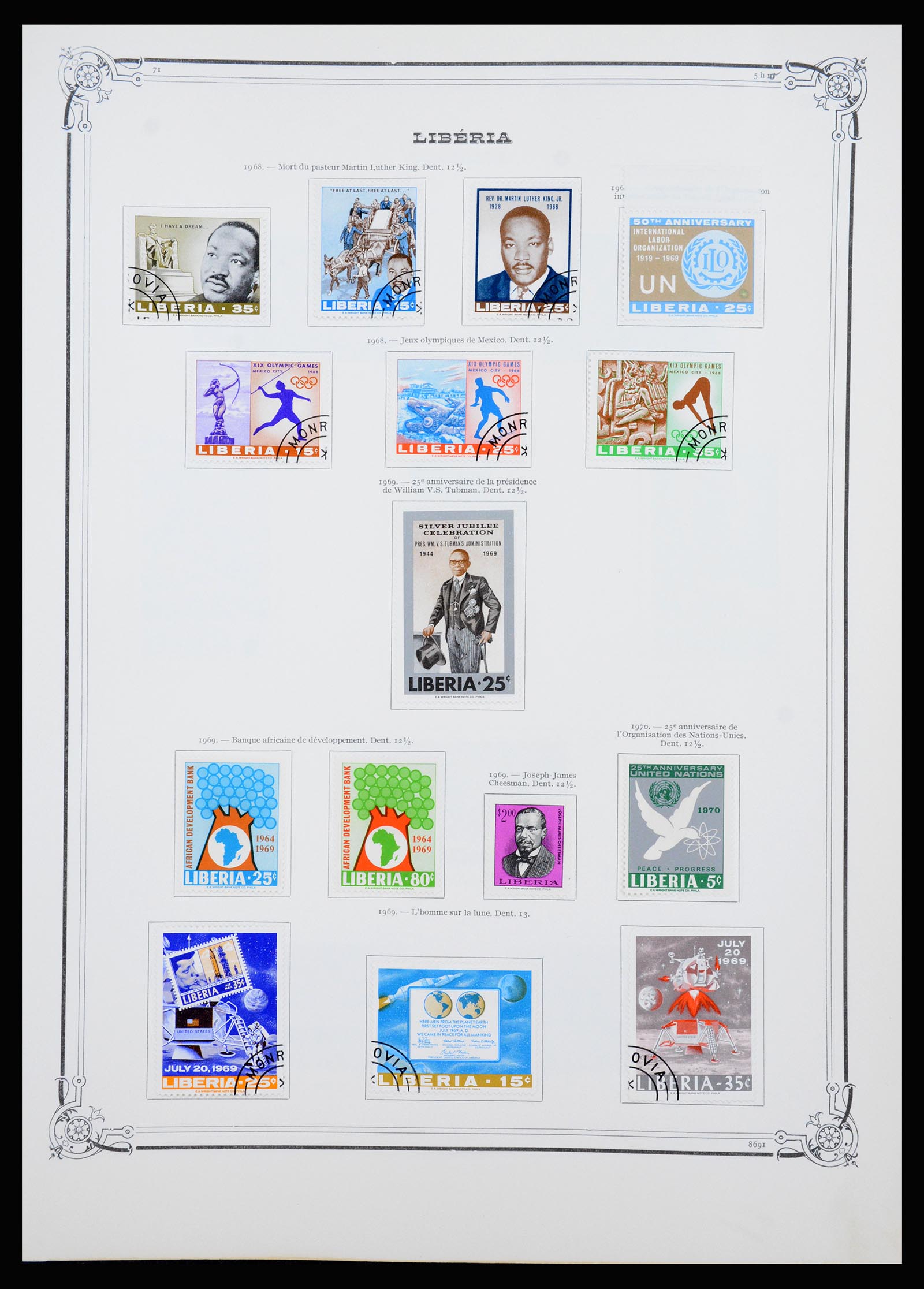 37195 027 - Postzegelverzameling 37195 Liberia 1860-2001.