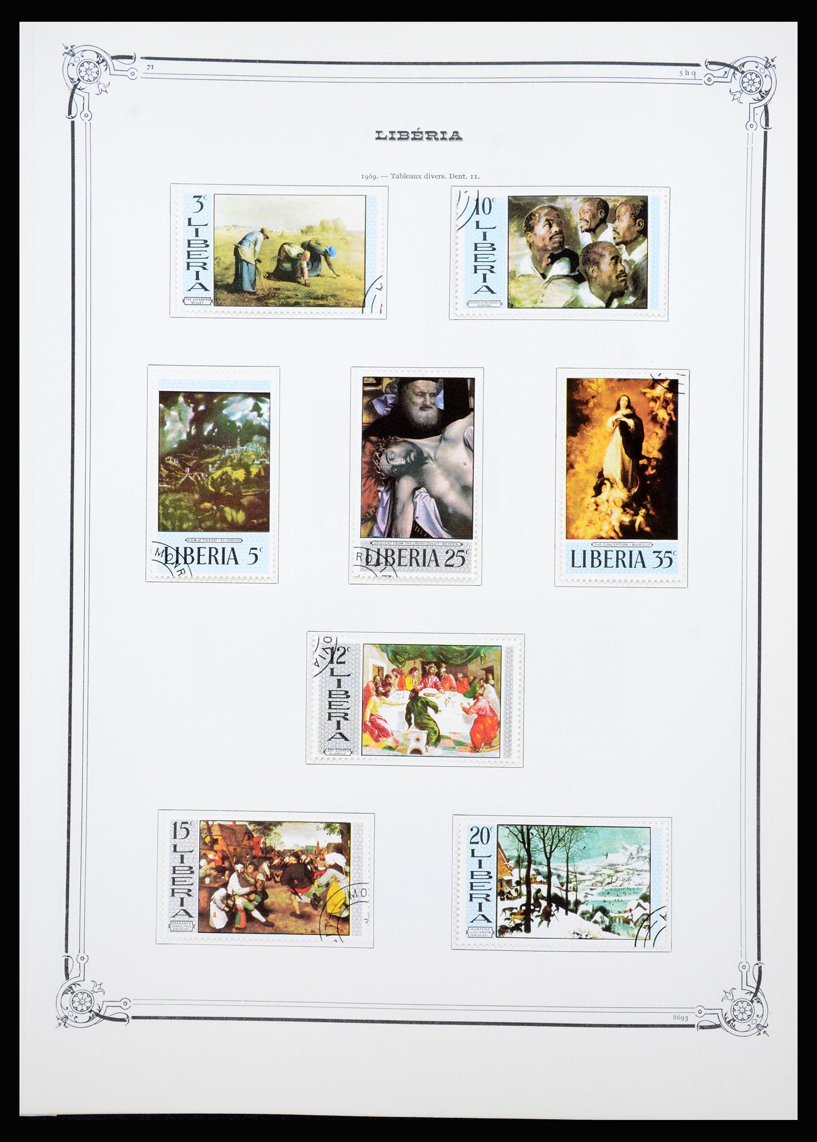 37195 029 - Postzegelverzameling 37195 Liberia 1860-2001.