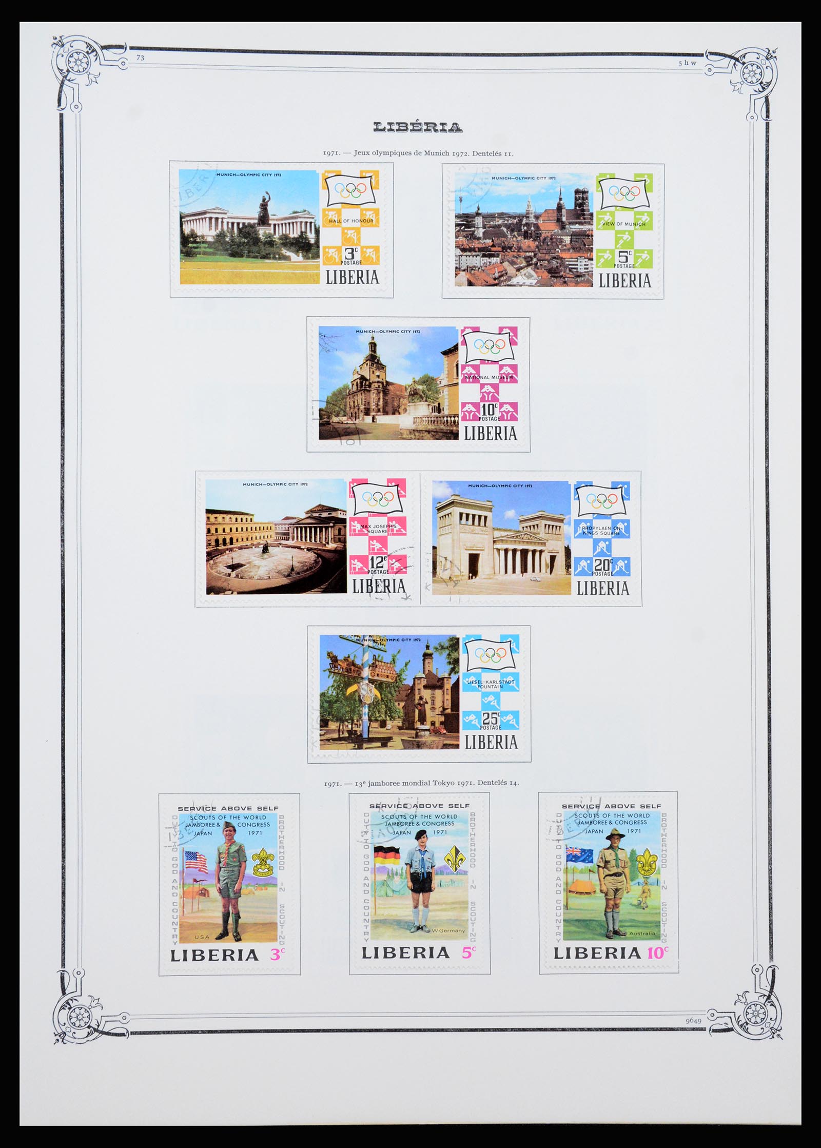 37195 035 - Postzegelverzameling 37195 Liberia 1860-2001.
