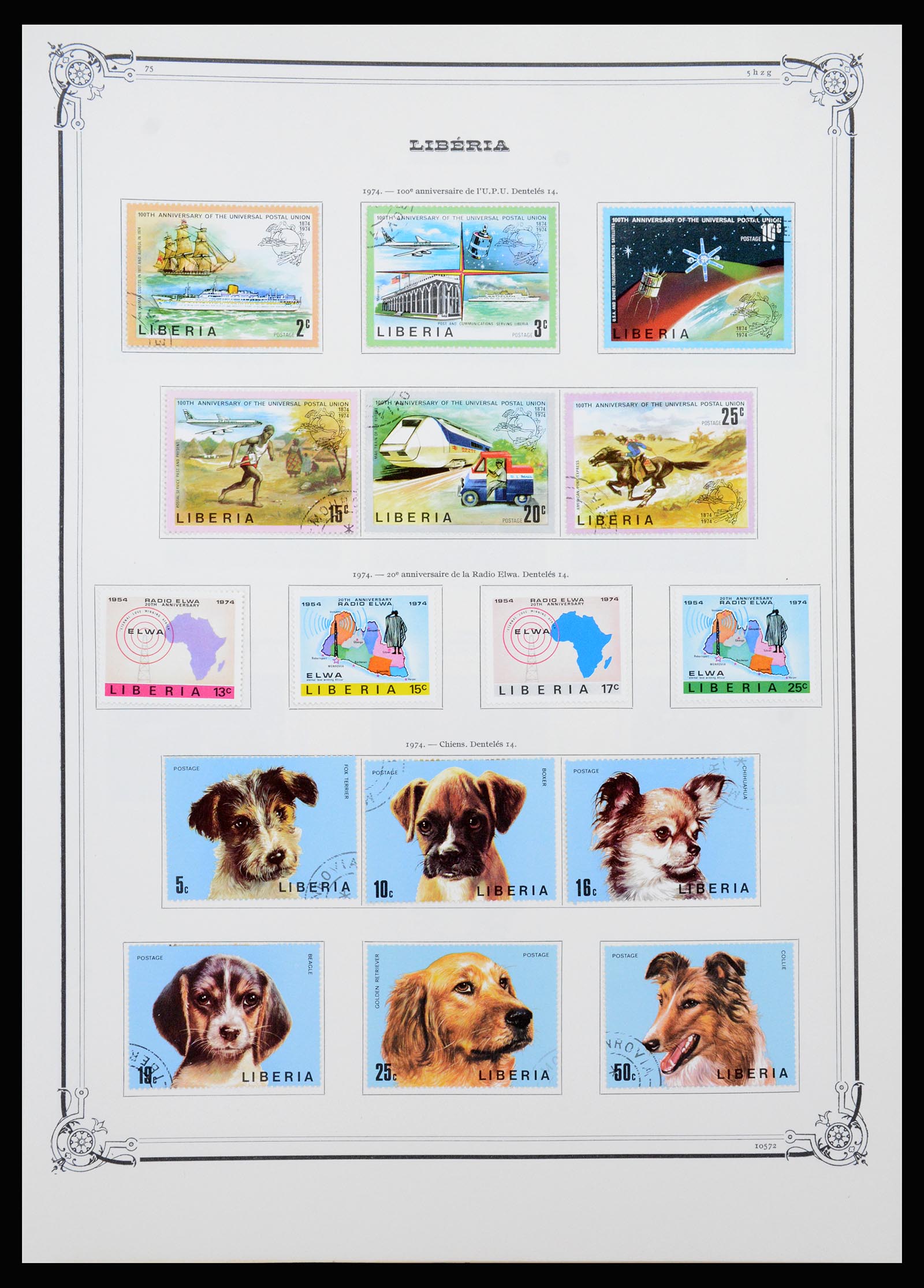 37195 045 - Postzegelverzameling 37195 Liberia 1860-2001.