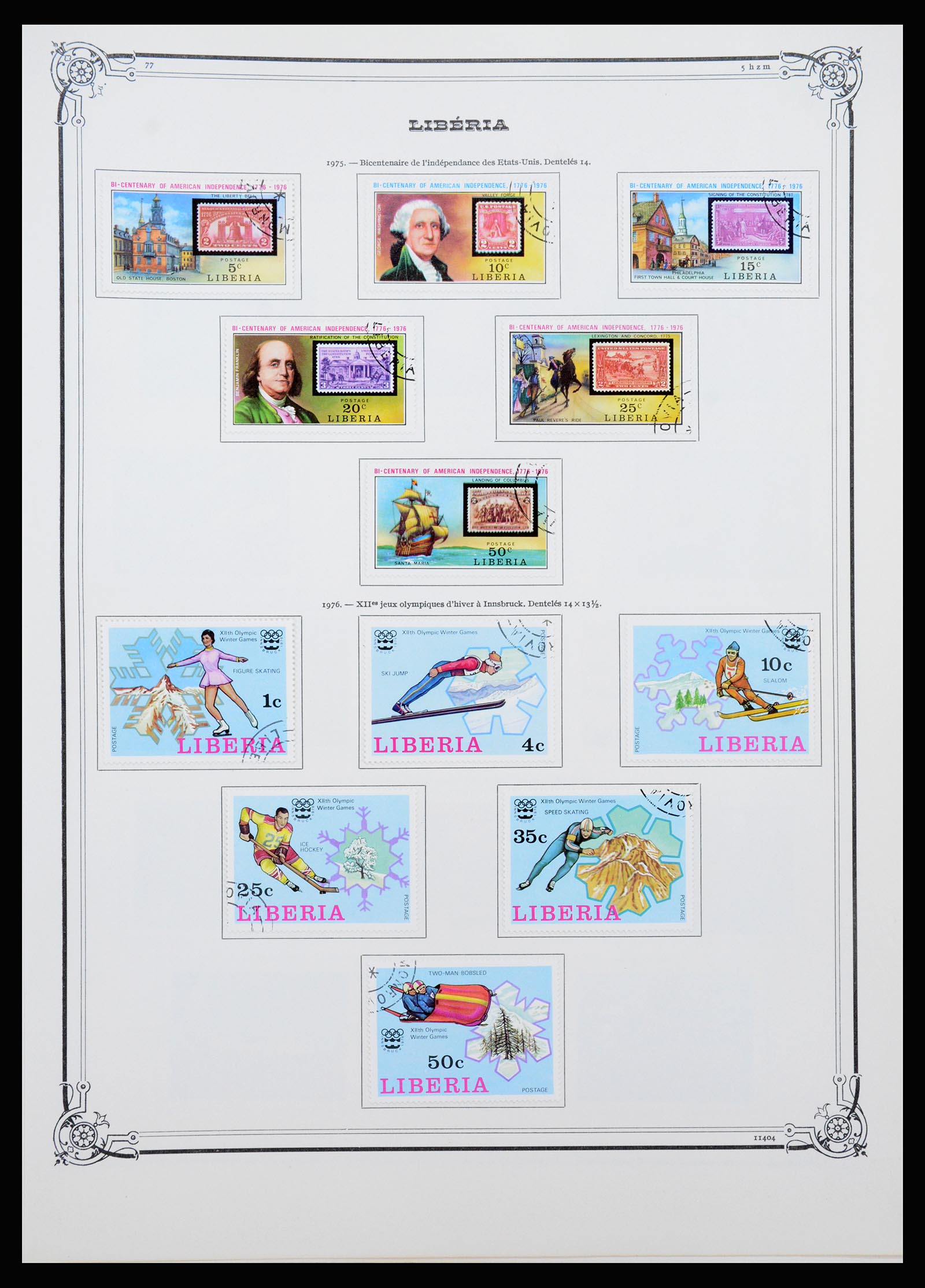 37195 050 - Postzegelverzameling 37195 Liberia 1860-2001.