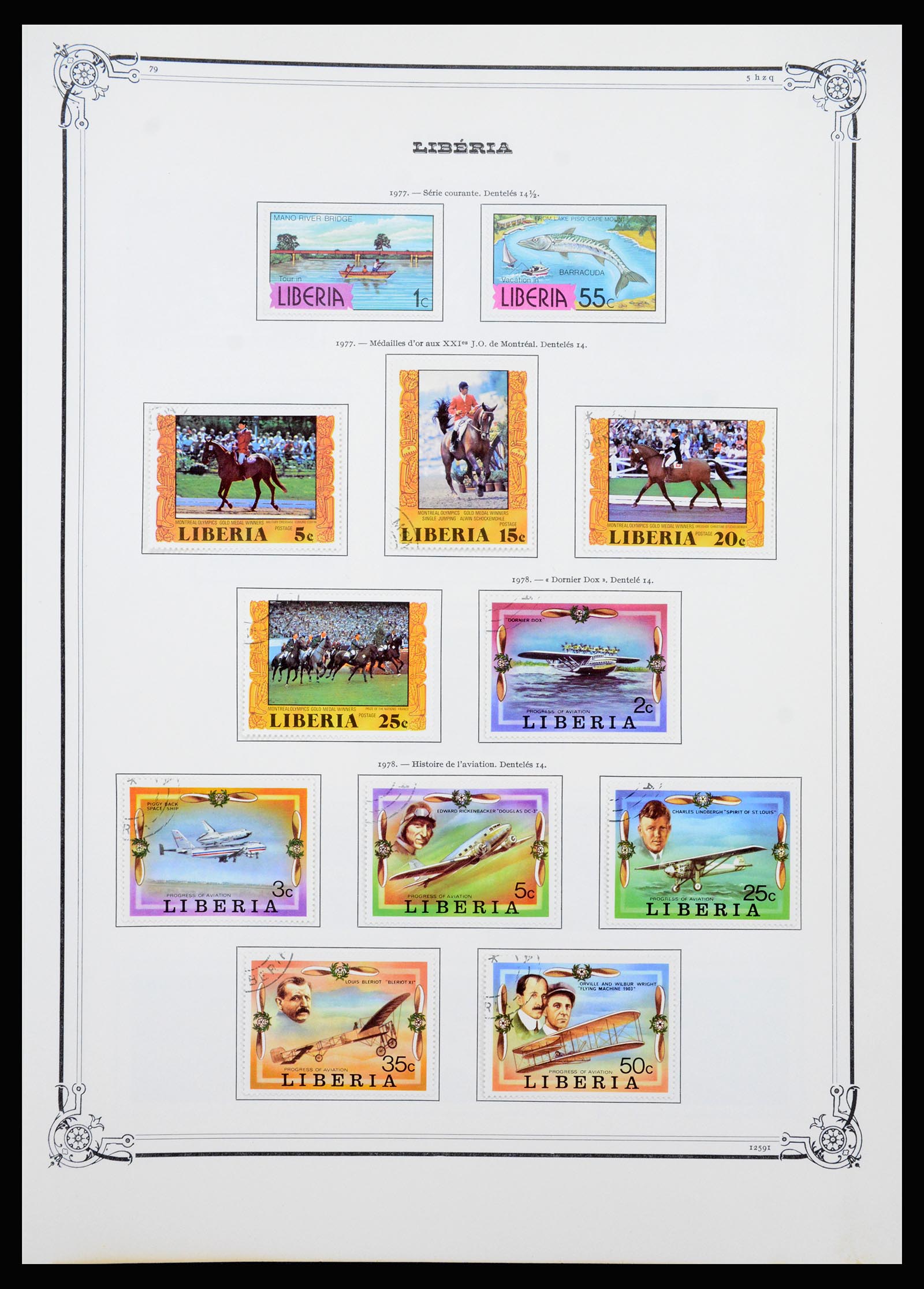37195 054 - Postzegelverzameling 37195 Liberia 1860-2001.