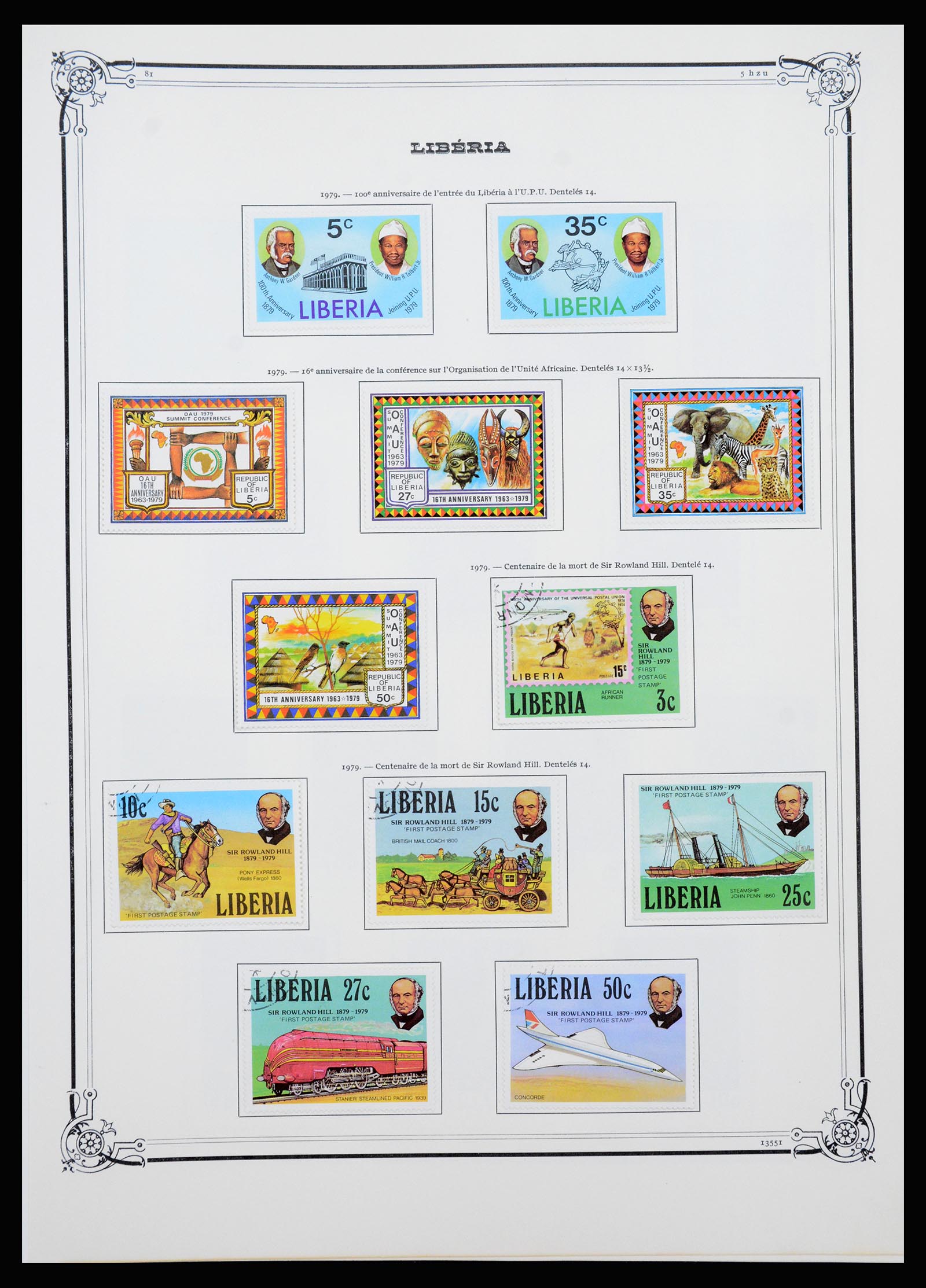 37195 058 - Postzegelverzameling 37195 Liberia 1860-2001.
