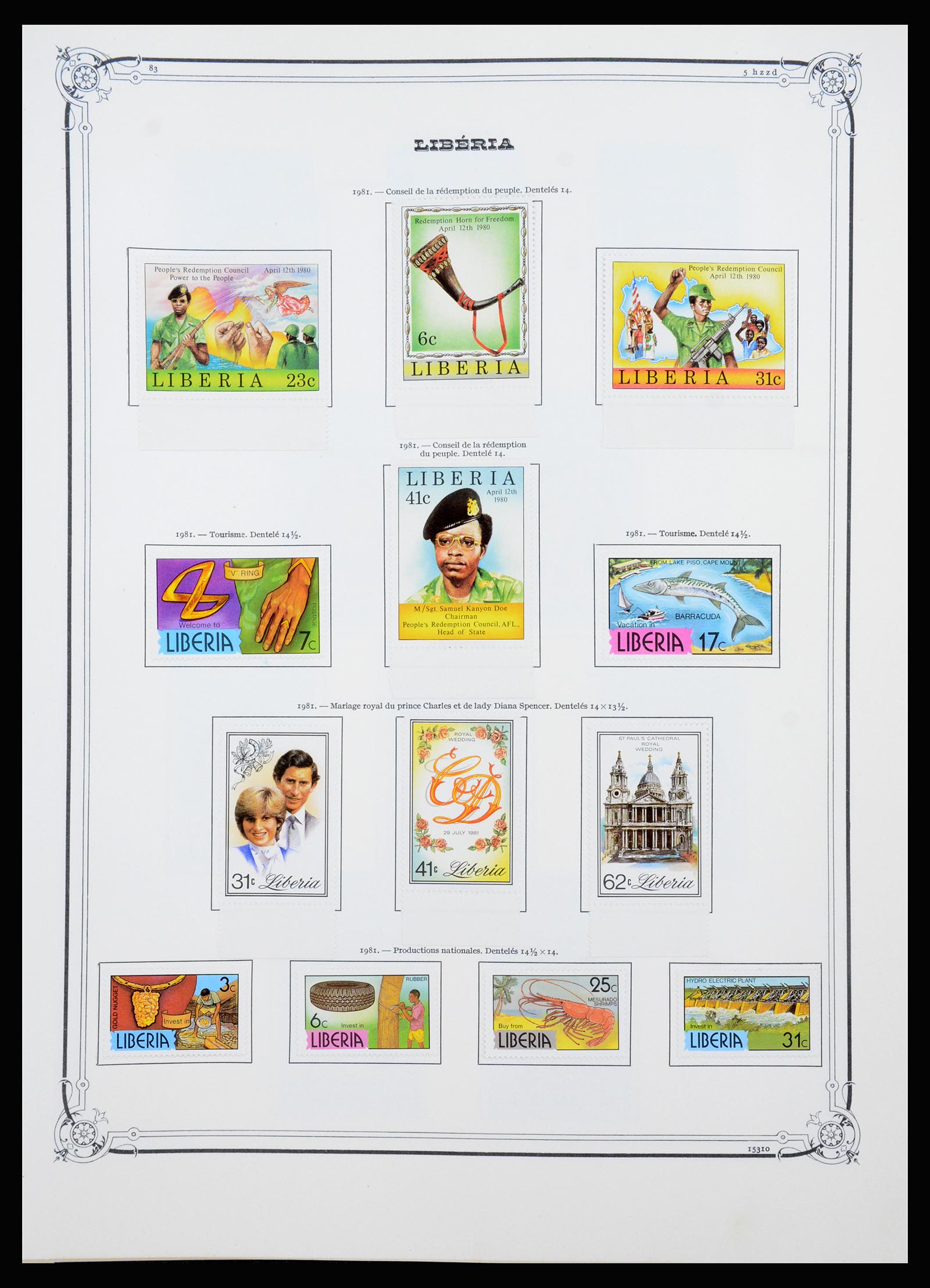 37195 067 - Postzegelverzameling 37195 Liberia 1860-2001.
