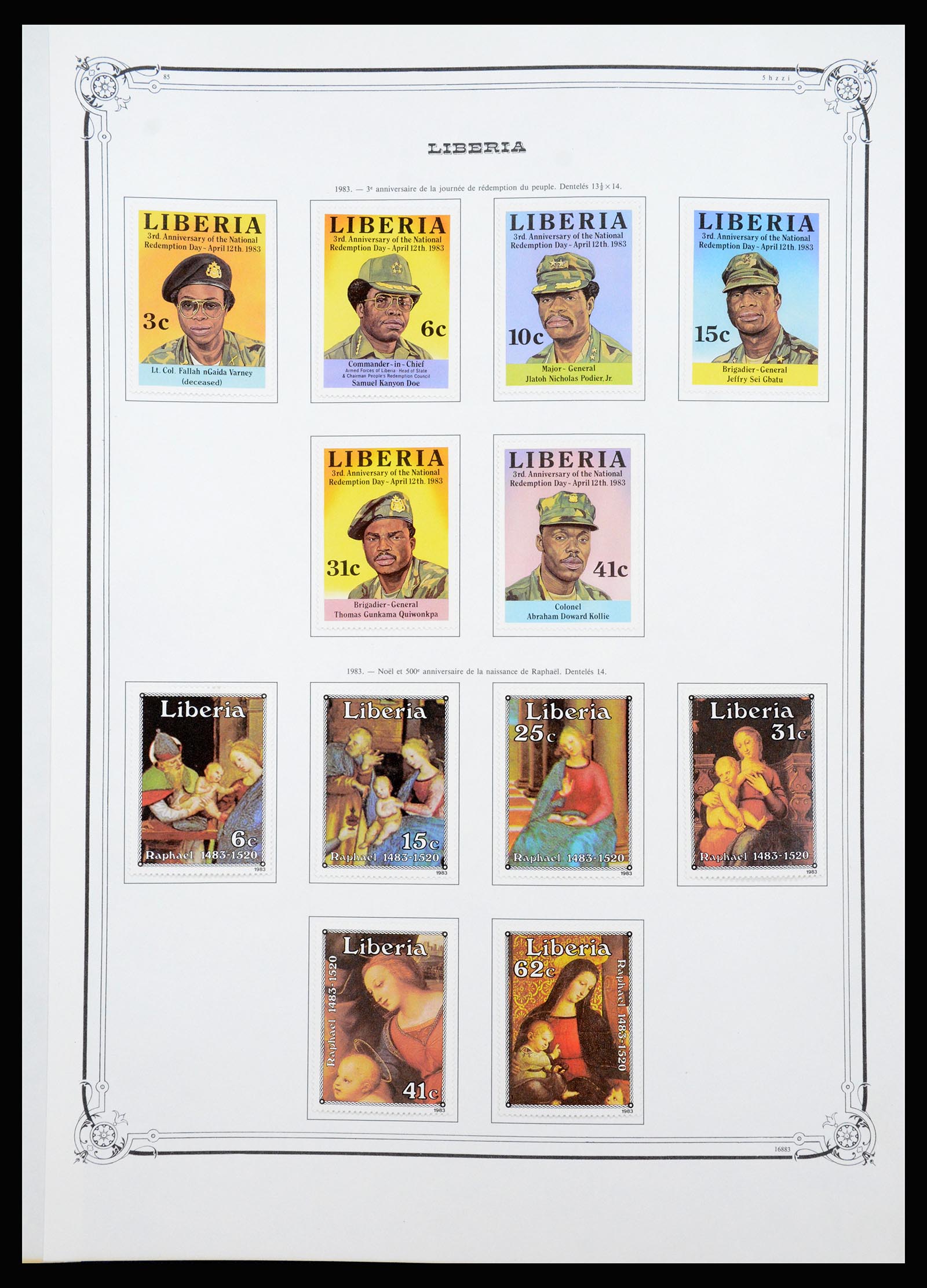 37195 072 - Postzegelverzameling 37195 Liberia 1860-2001.