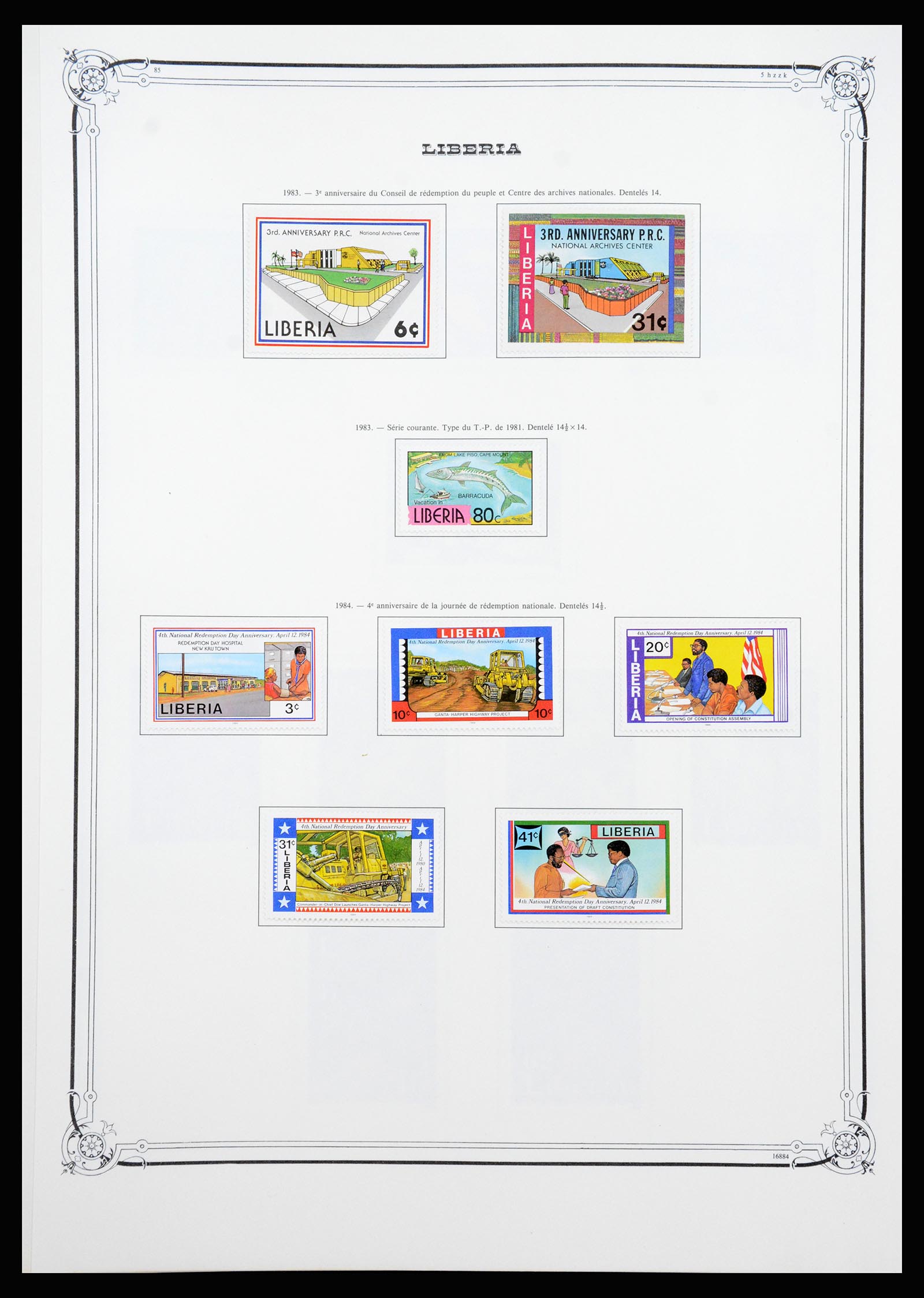 37195 073 - Postzegelverzameling 37195 Liberia 1860-2001.
