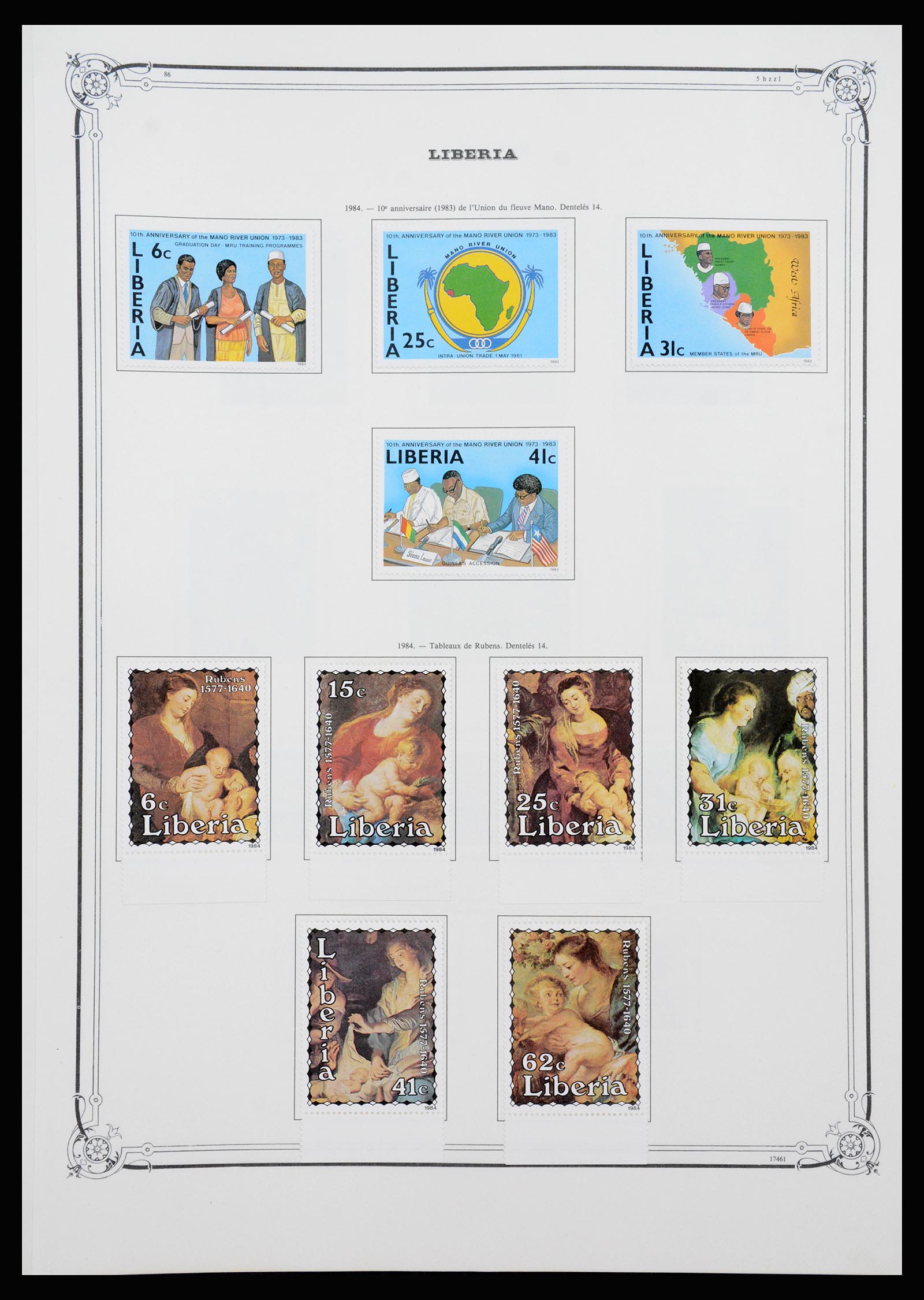 37195 074 - Postzegelverzameling 37195 Liberia 1860-2001.