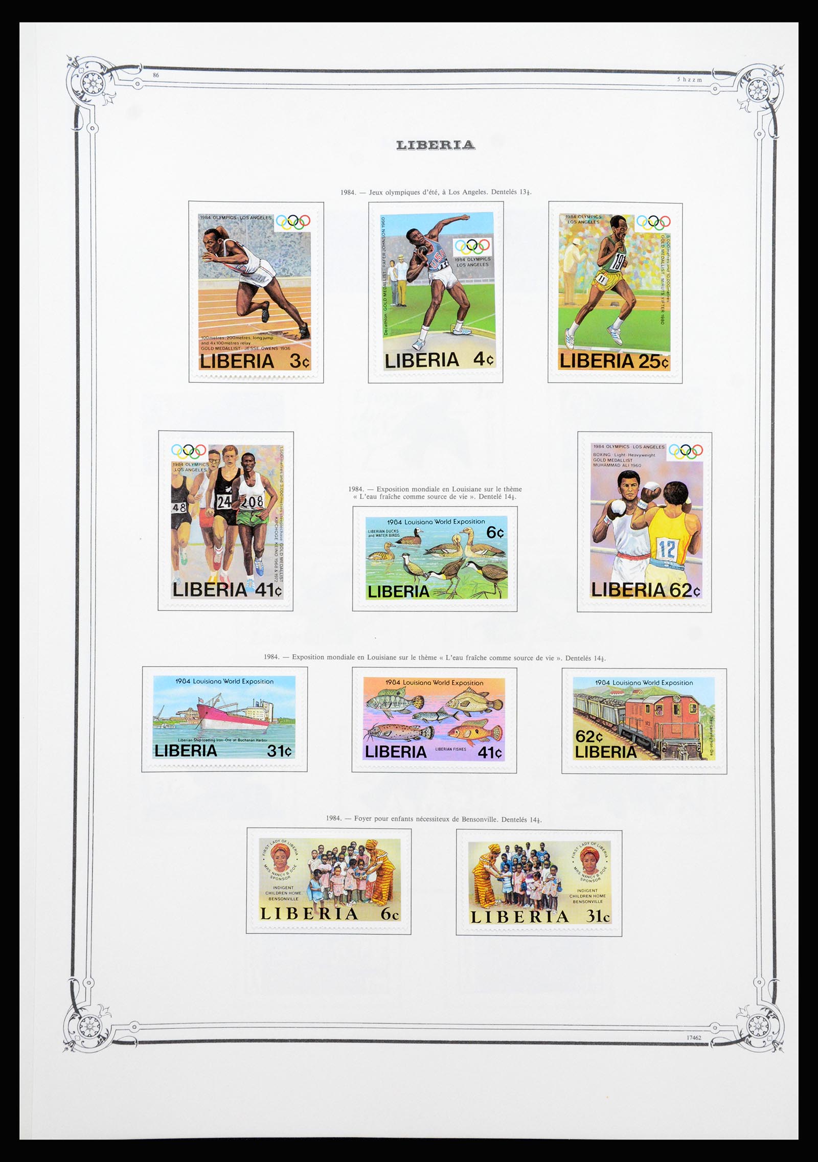 37195 075 - Postzegelverzameling 37195 Liberia 1860-2001.