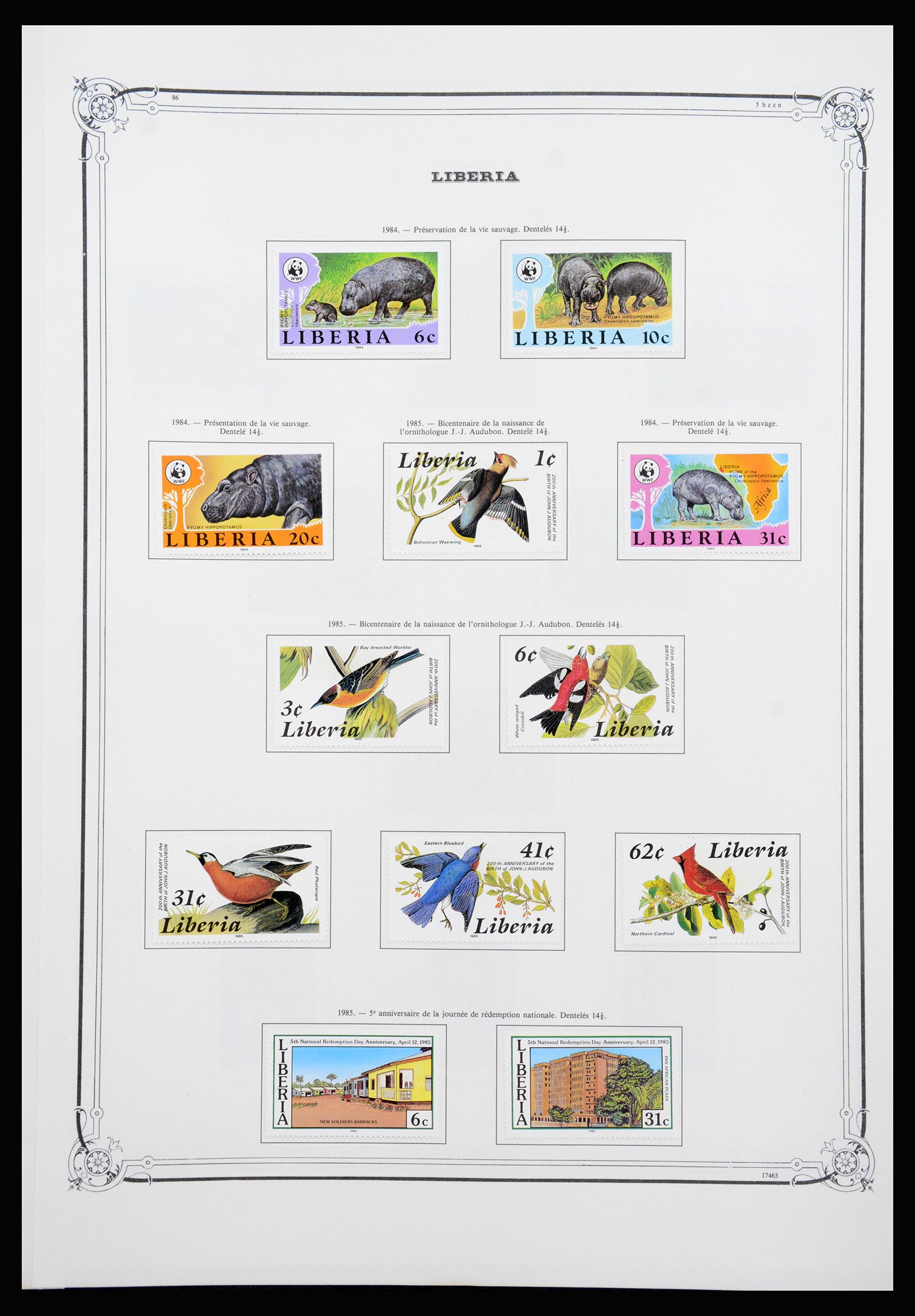 37195 076 - Postzegelverzameling 37195 Liberia 1860-2001.